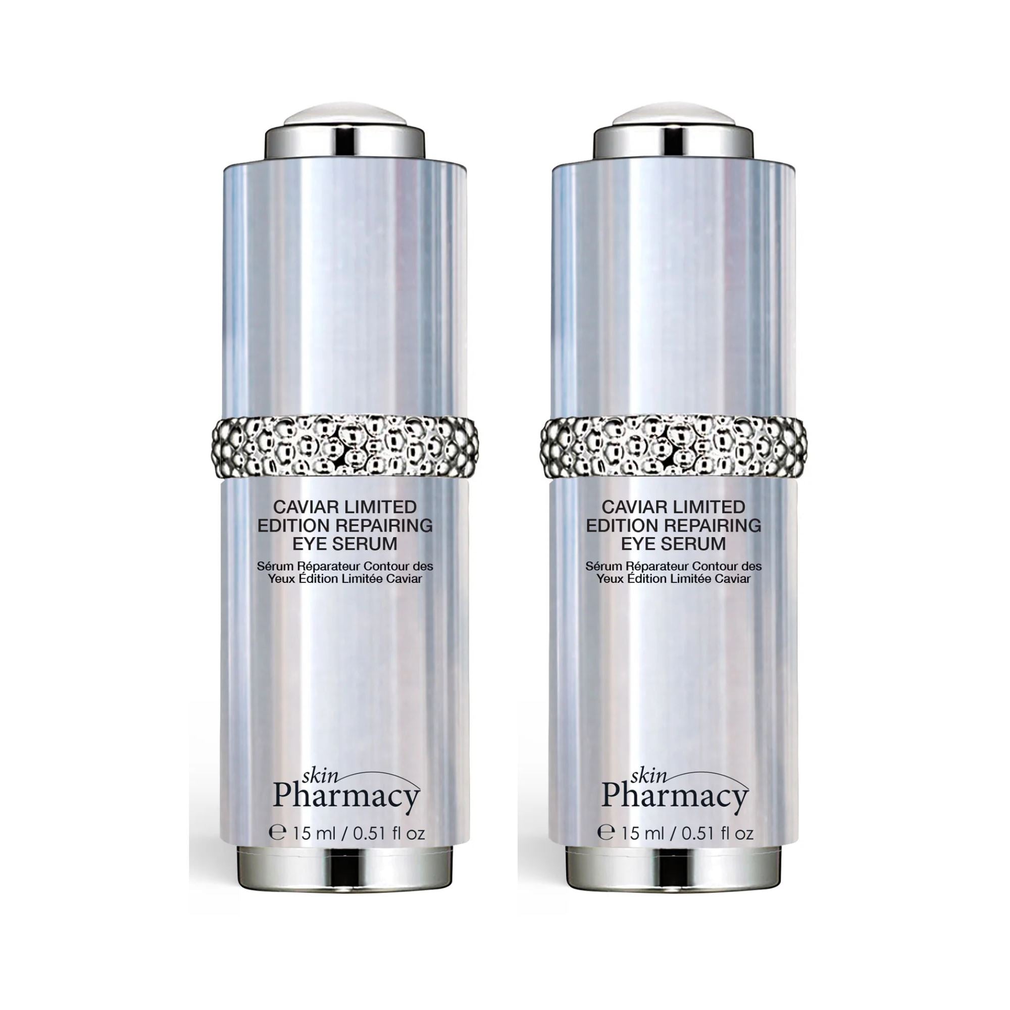 skinPharmacy Caviar Anti-Ageing Repairing Eye Serum 15ml Twin Value Savings Pack