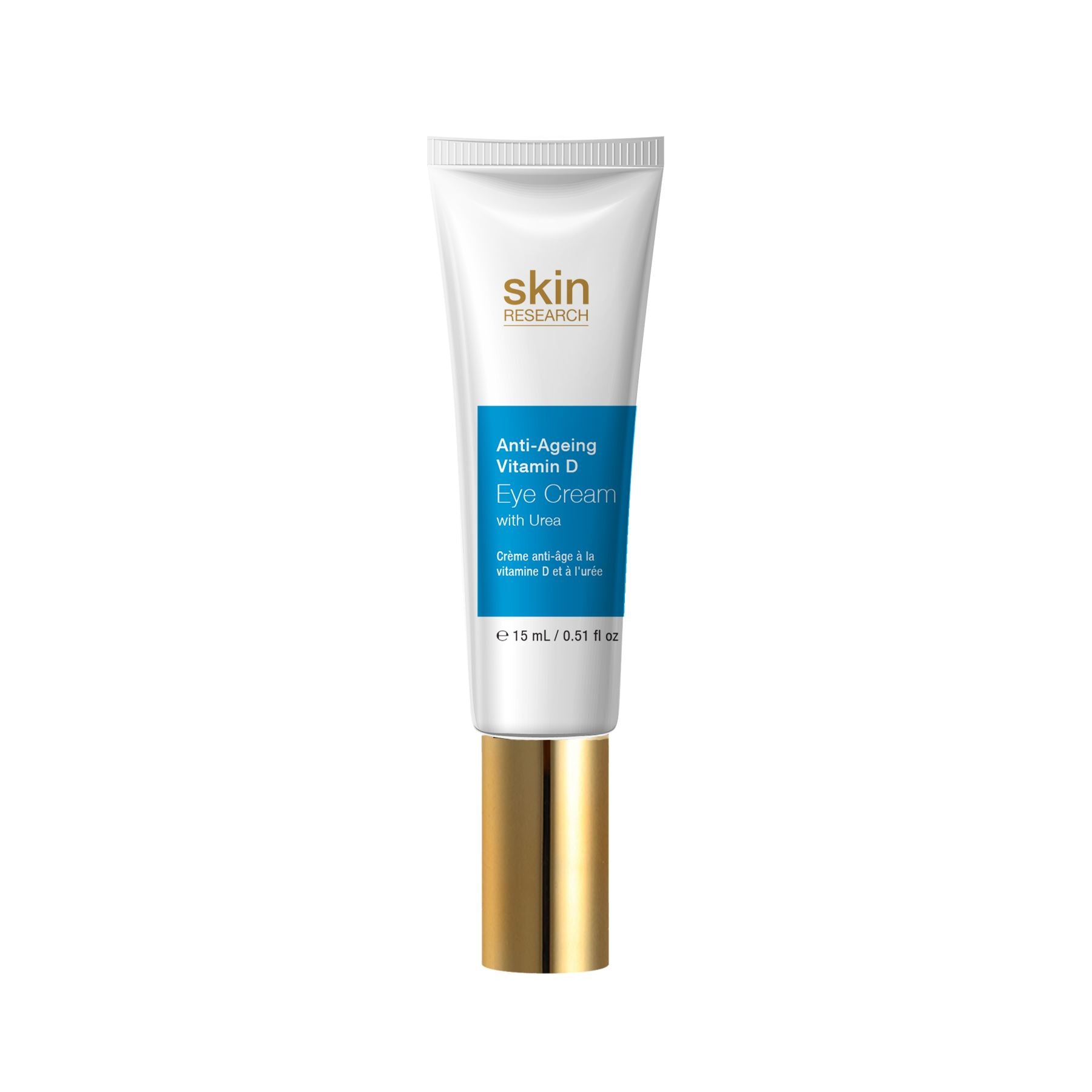 Skin Research Anti-Ageing Vitamin D Eye Cream with Urea 15ml Twin Value Savings Pack