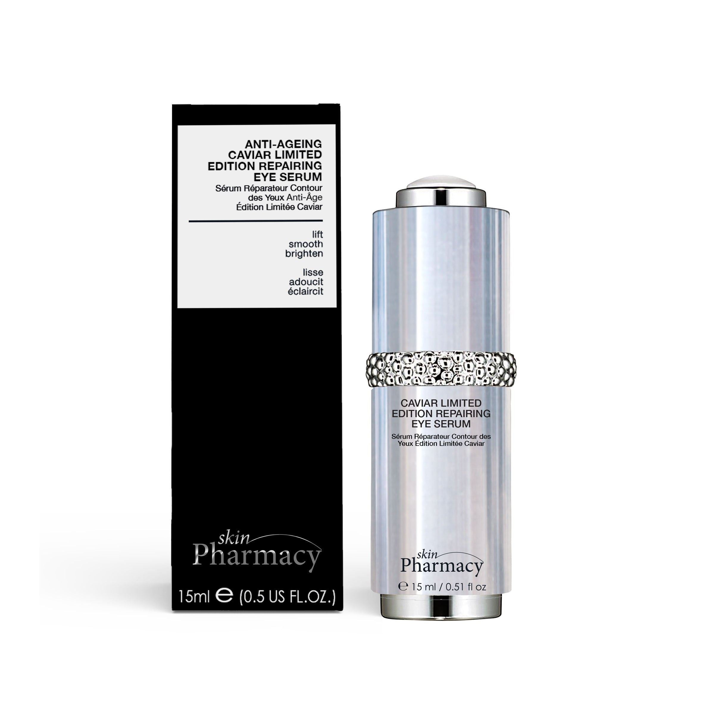 skinPharmacy Caviar Anti-Ageing Repairing Eye Serum 15ml Twin Value Savings Pack