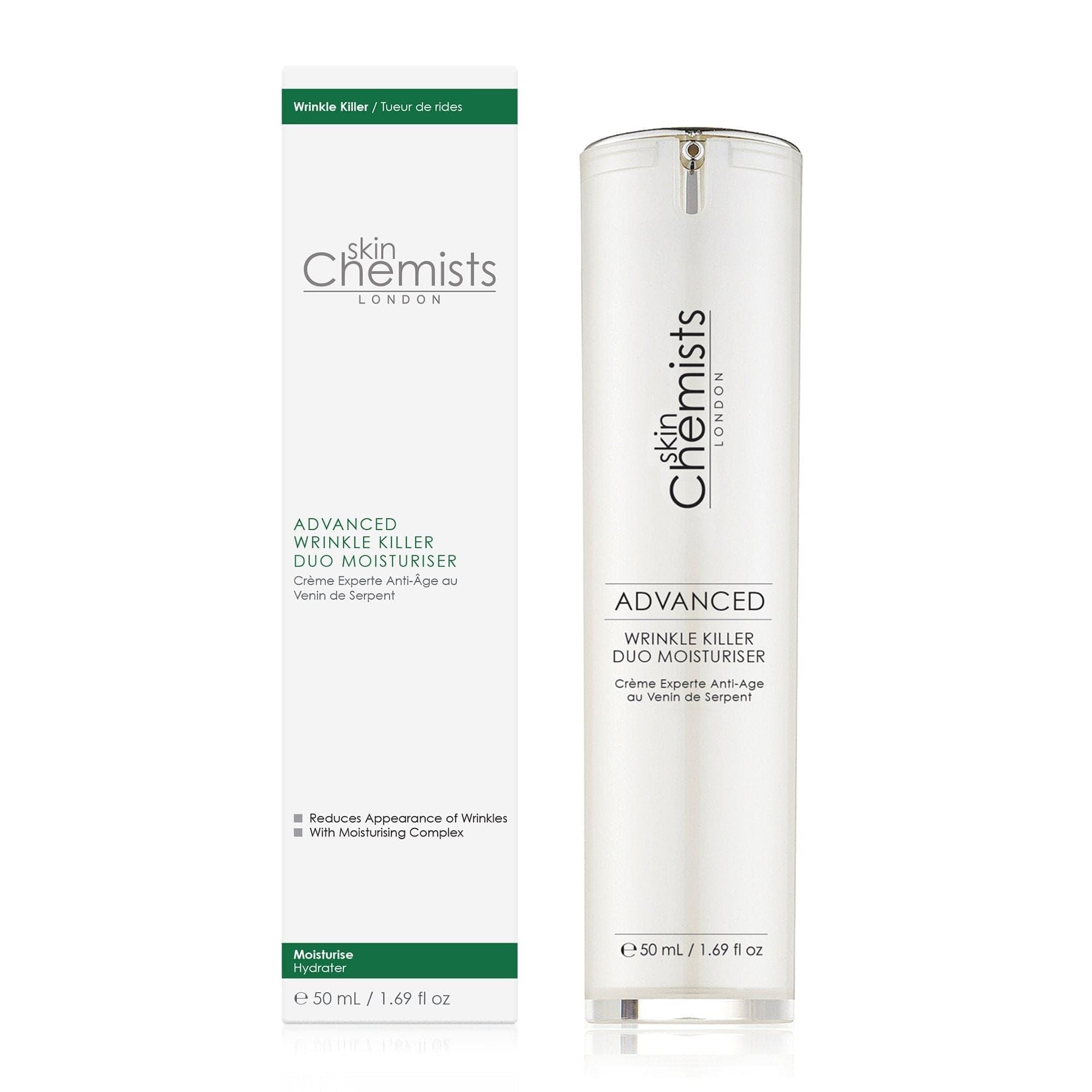 skinChemists Wrinkle Killer Advanced Duo Moisturiser 50ml Twin Value Savings Pack