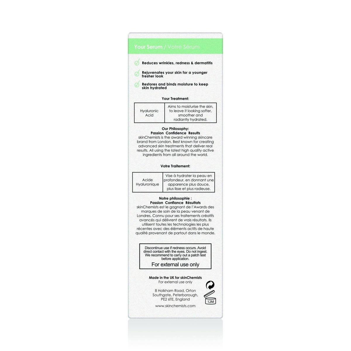 Pure Hyaluronic Acid 2% Biphase Serum 30ml