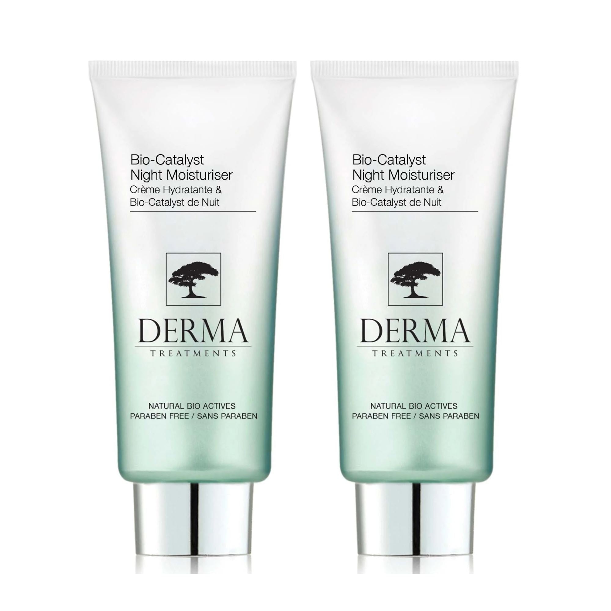 Derma Treatments Bio-Catalyst Night Moisturiser 50ml Twin Value Savings Pack