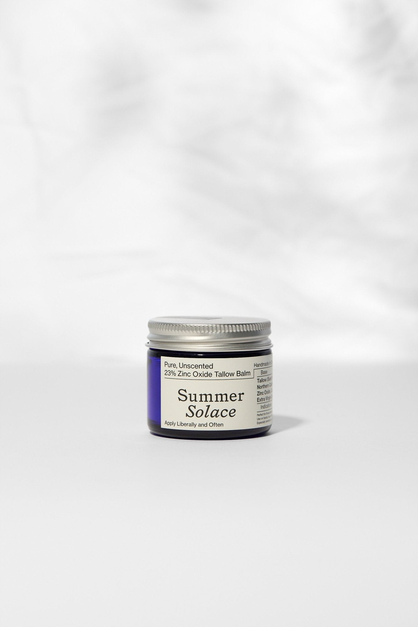 23% Non-Nano Zinc Tallow Balm | Pure Unscented
