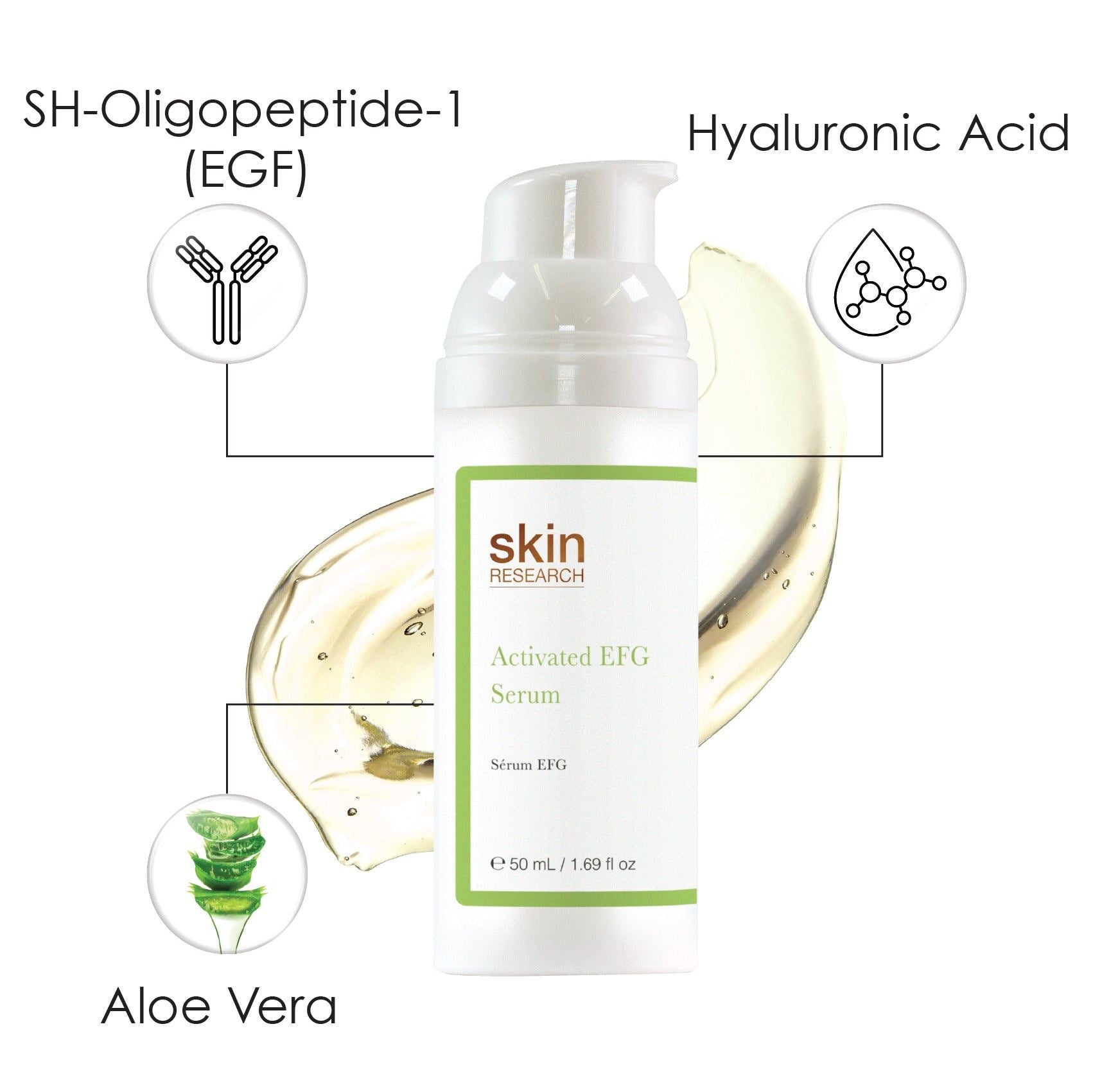 K3 Skin Research EGF Day & Night Moisturiser, Facial Serum