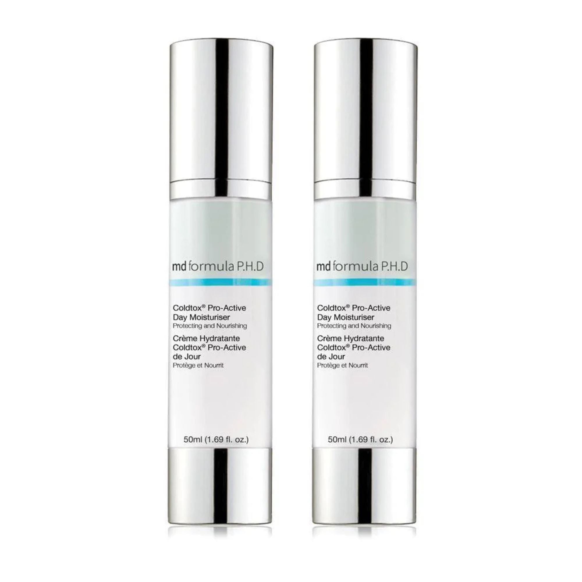 MD Formula Coldtox Pro-Active Day Moisturiser 50ml Twin Value Savings Pack