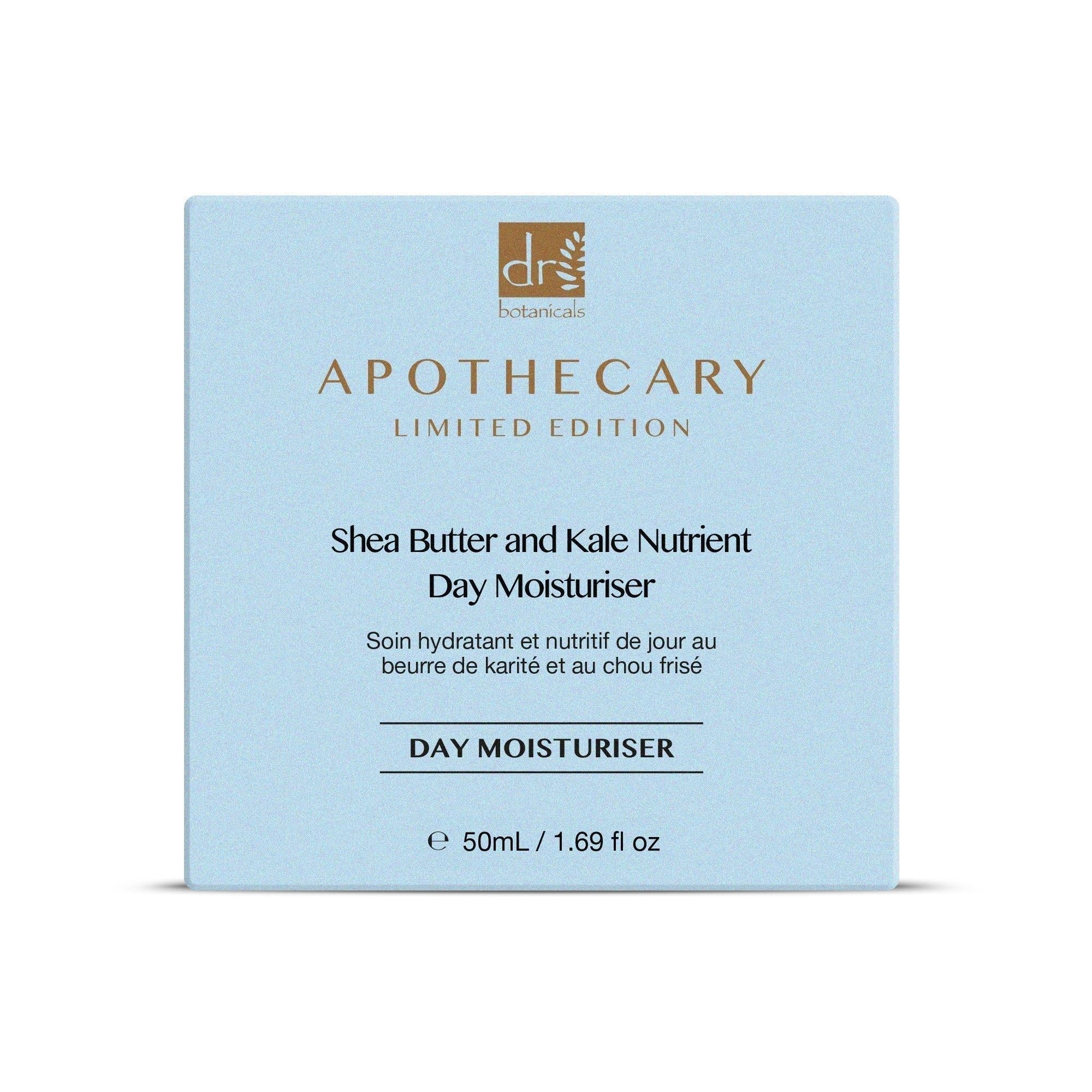 Dr Botanicals Shea Butter & Kale Nutrient Day Moisturiser 50ml Twin Value Savings Pack