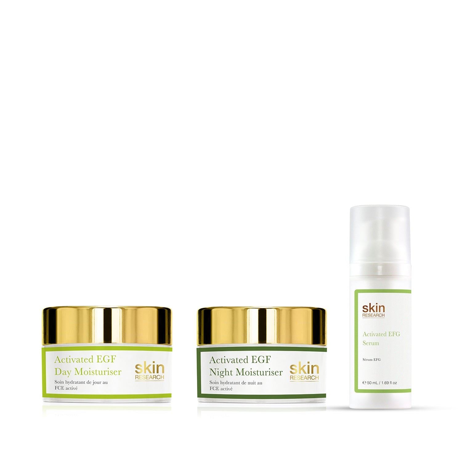 K3 Skin Research EGF Day & Night Moisturiser, Facial Serum