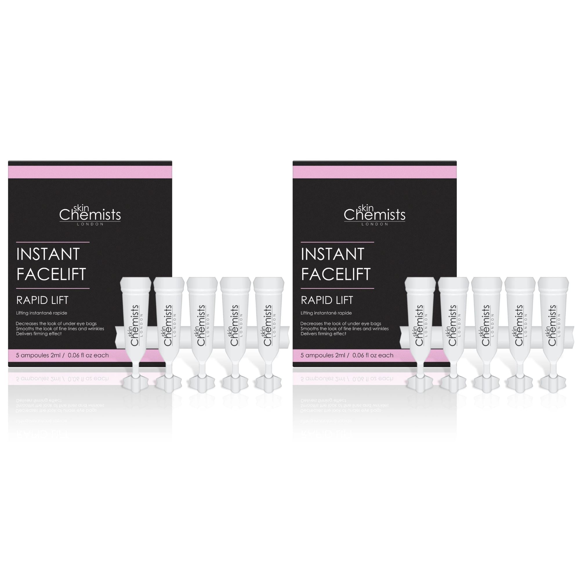 skinChemists Advanced Facelift 5 x 2ml Twin Value Savings Pack