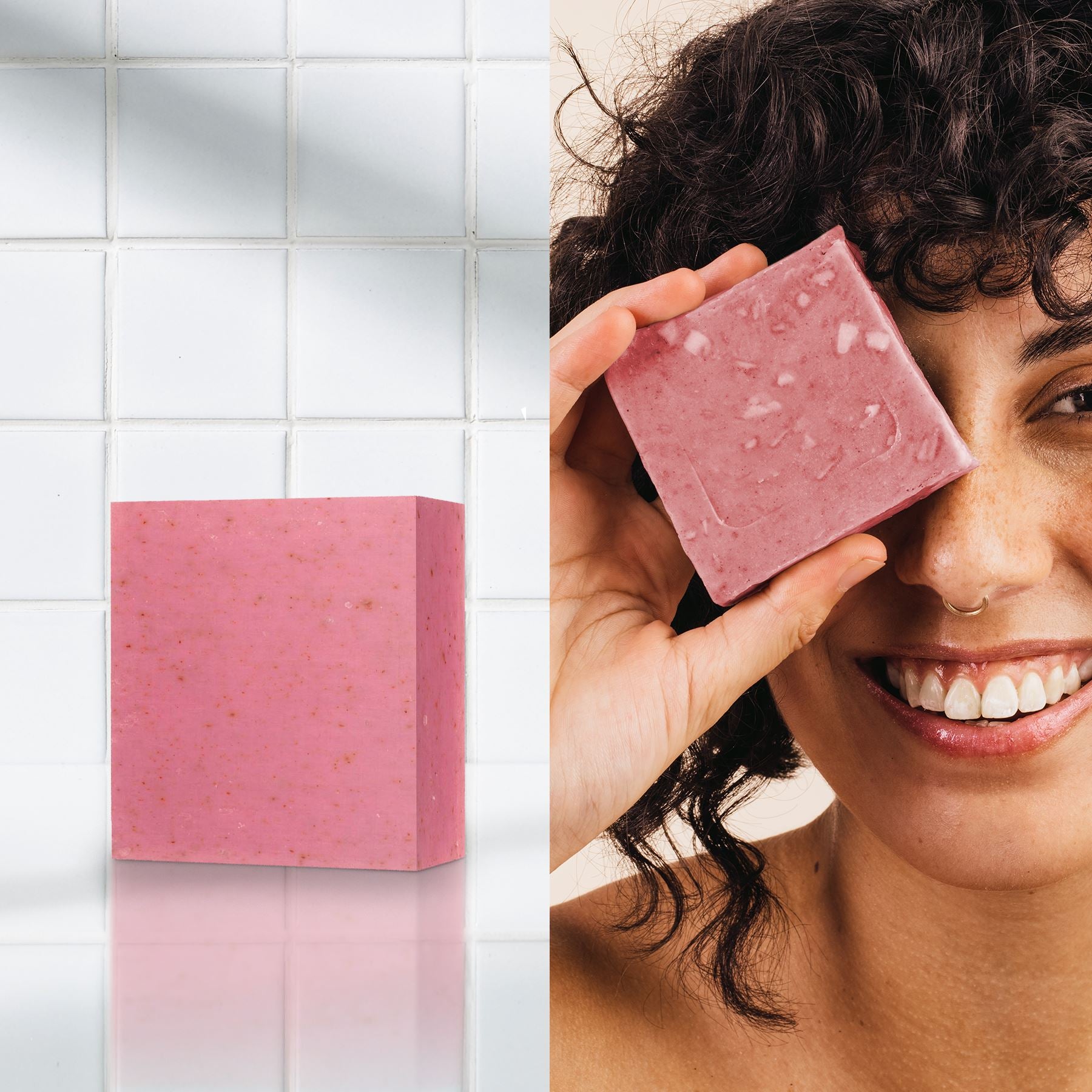 Dr Botanicals Hydrating Rose Facial Cleansing Bar 100g Twin Value Savings Pack