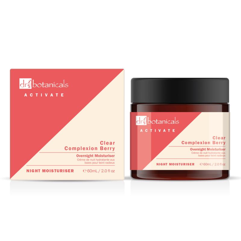 Activate Clear Complexion Berry Overnight Moisturiser 60ml - skinChemists