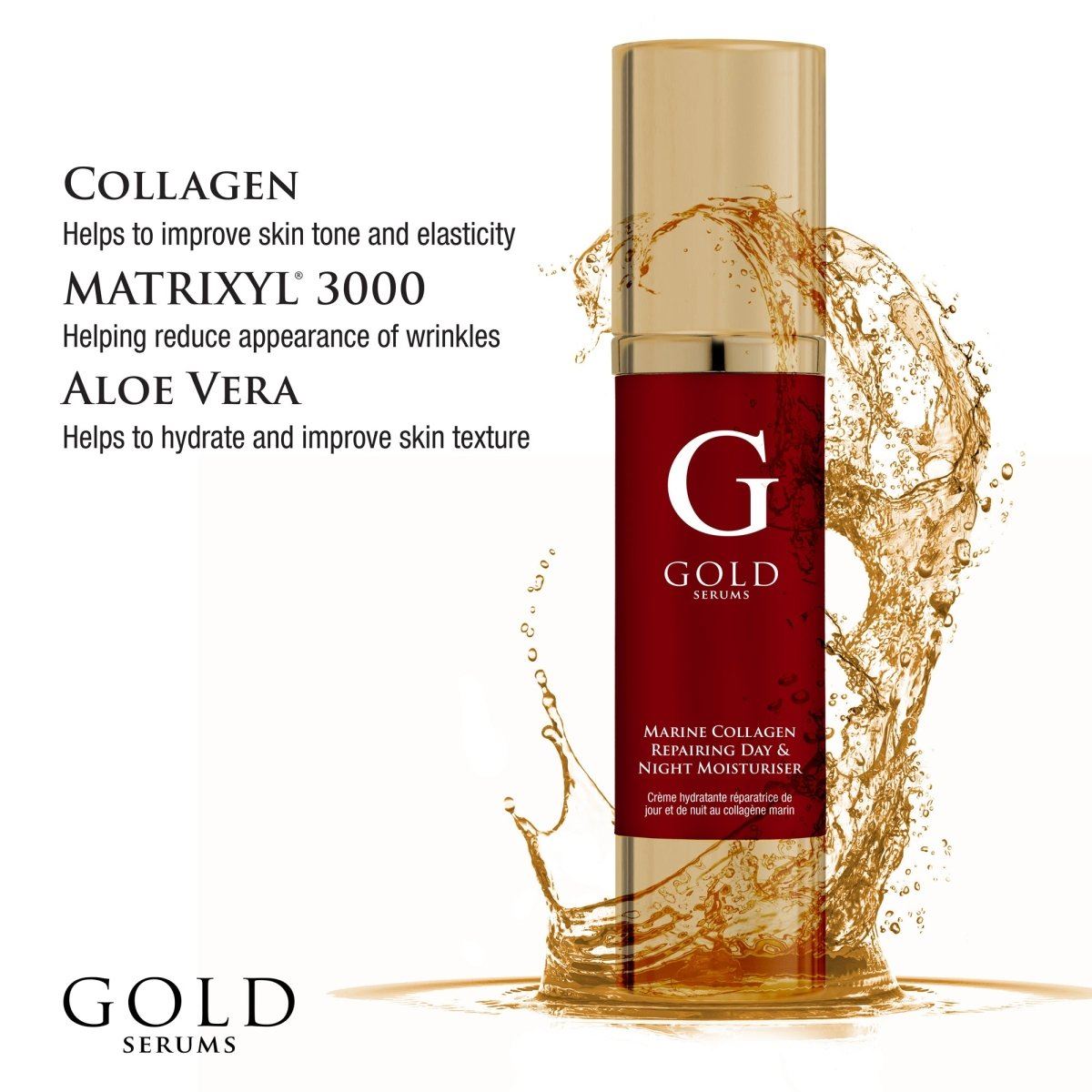 Gold Serums Marine Collagen & Retinol Christmas Gift Set