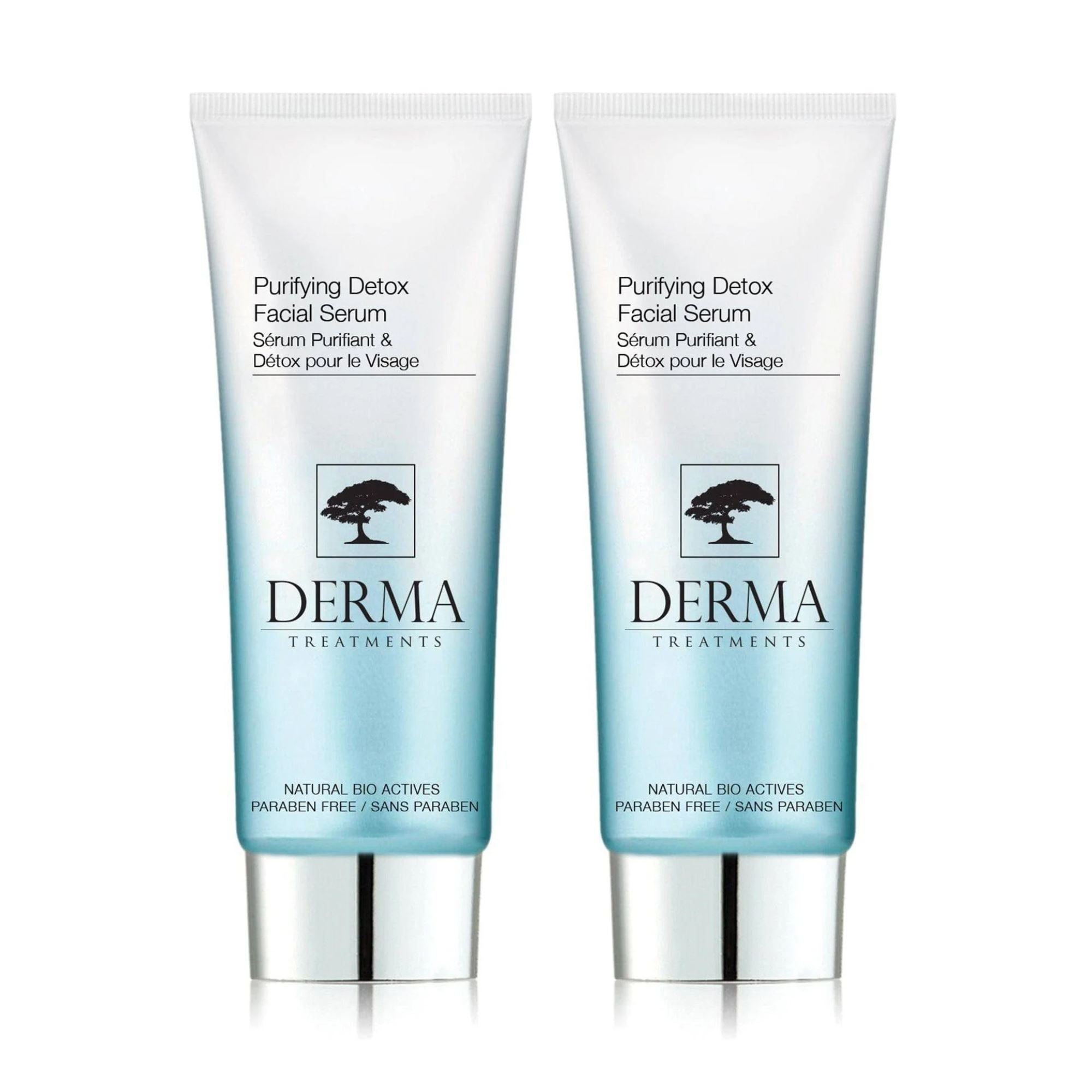 Derma Treatments Purifying Detox Facial Serum 30ml Twin Value Savings Pack