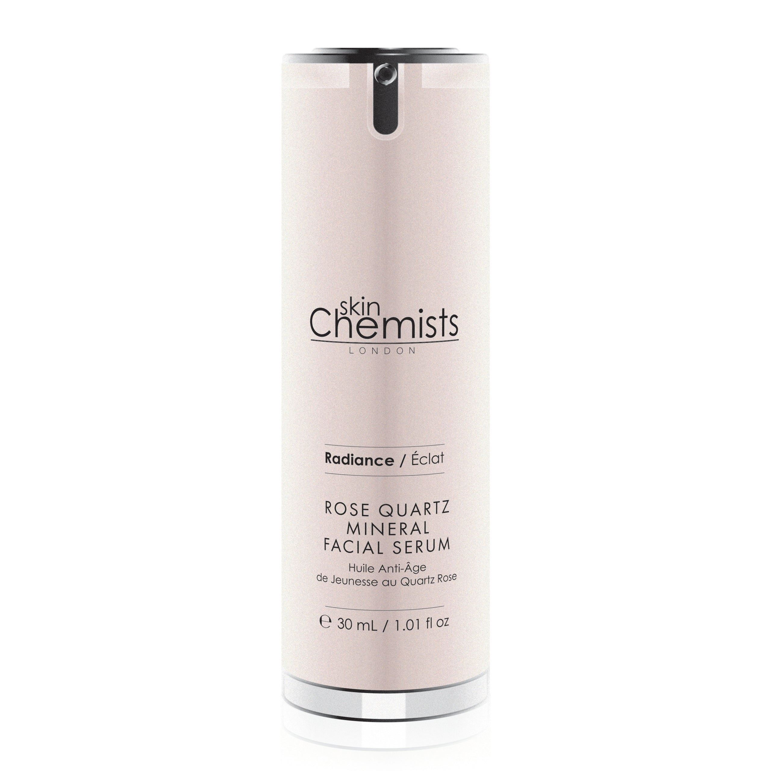 skinChemists Rose Quartz Mineral Facial Serum 30ml Twin Savings Pack