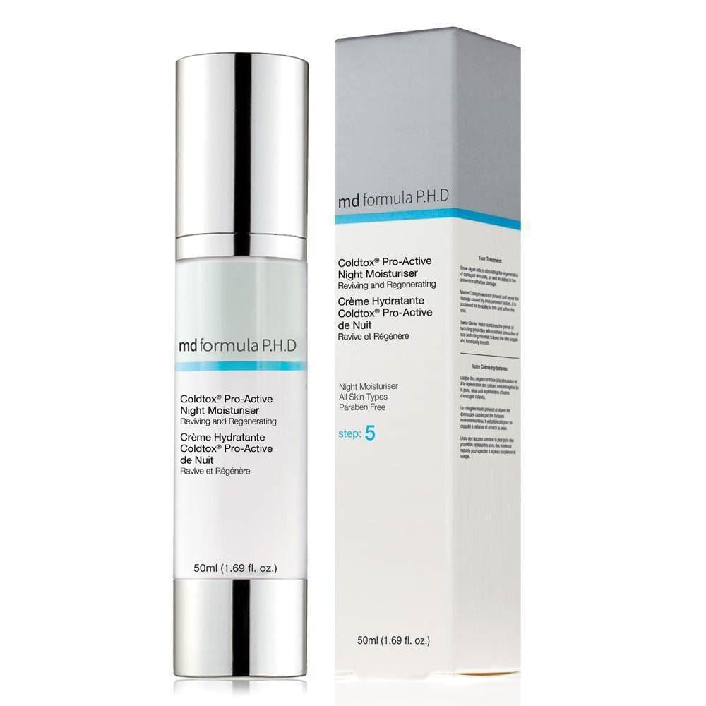MD Formula Coldtox Pro-Active Night Moisturiser 50ml Twin Value Savings Pack