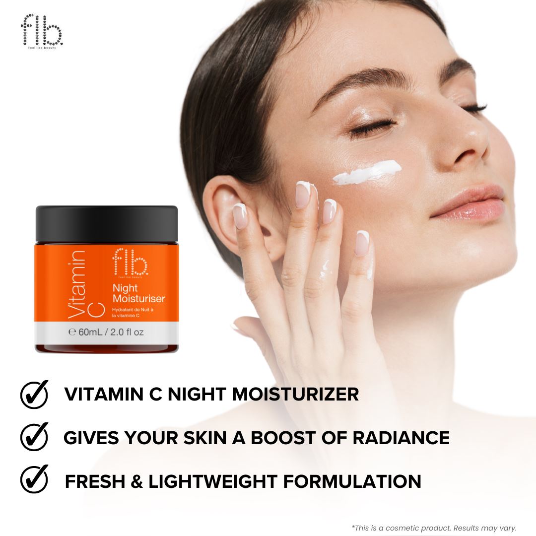 Feel Like Beauty Vitamin C Night Moisturiser 60ml Twin Value Savings Pack