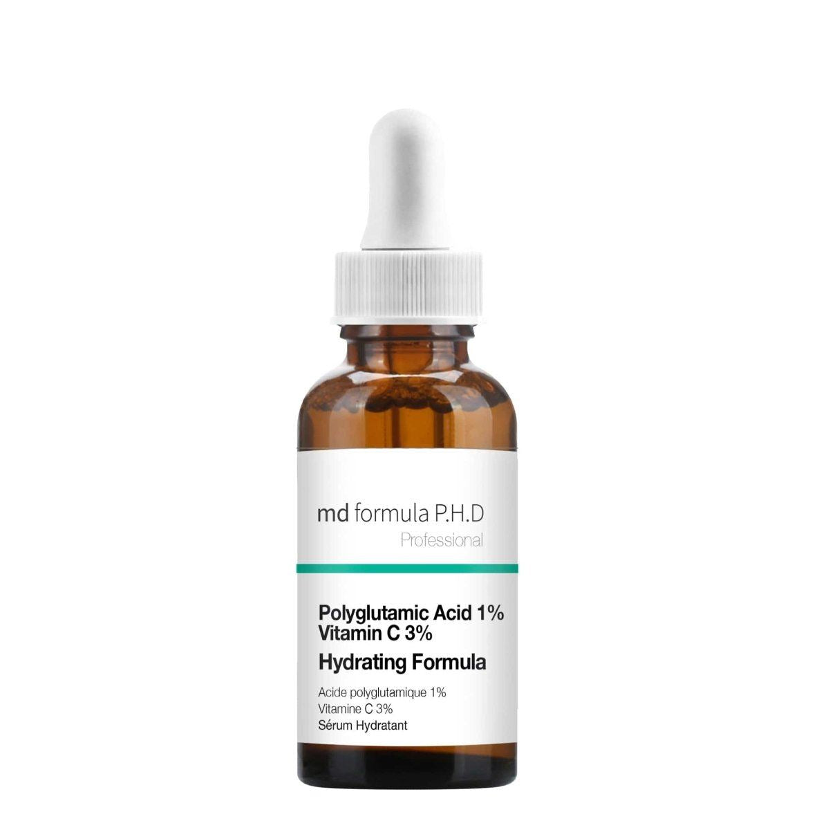 Hydrating Serum Polyglutamic Acid 1%, Vitamin C 3% 30ml