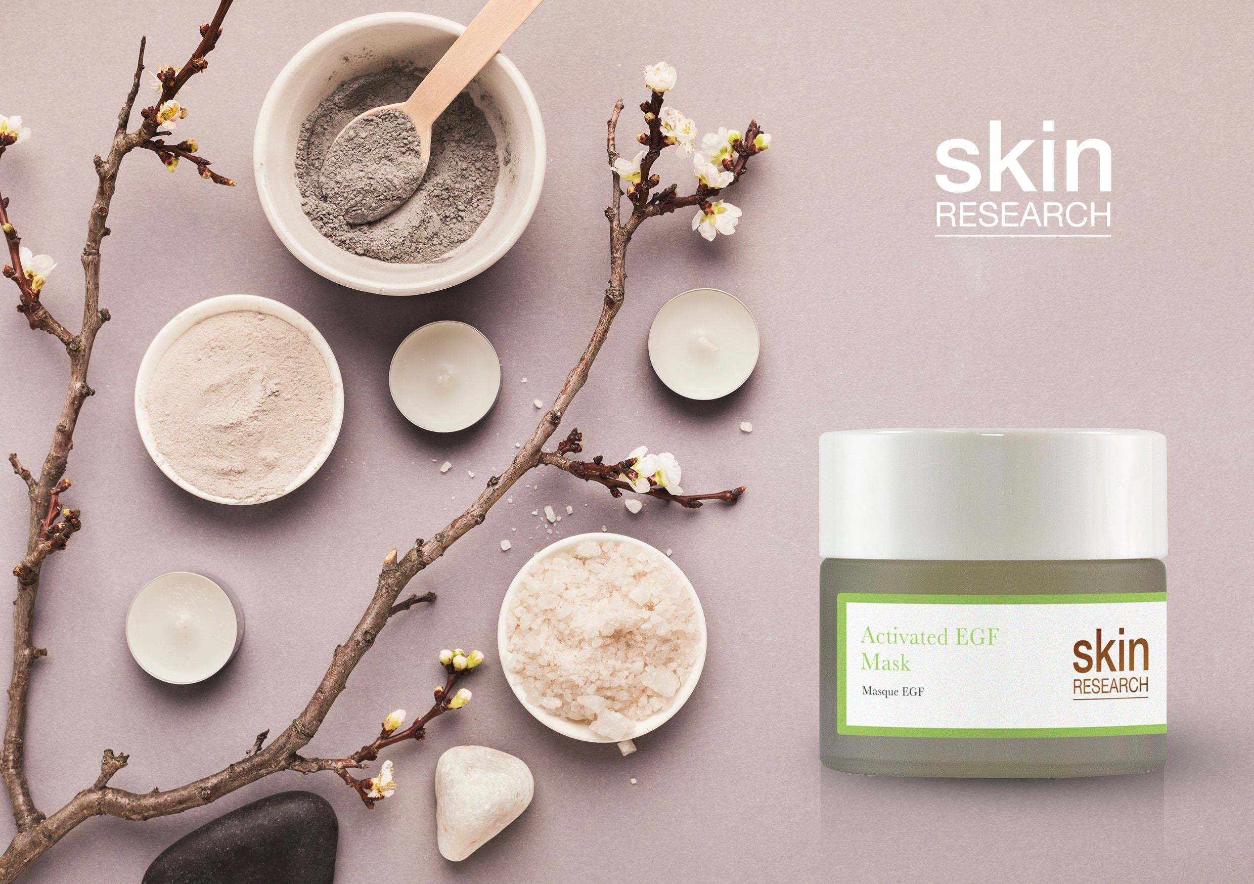K3 Skin Research EGF Day & Night Moisturiser, Mask