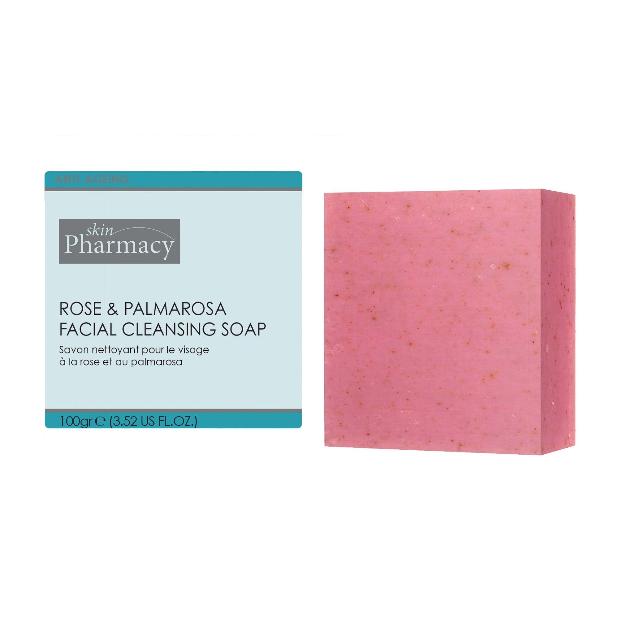 skinPharmacy Rose Facial Cleansing Soap 100g Twin Value Savings Pack