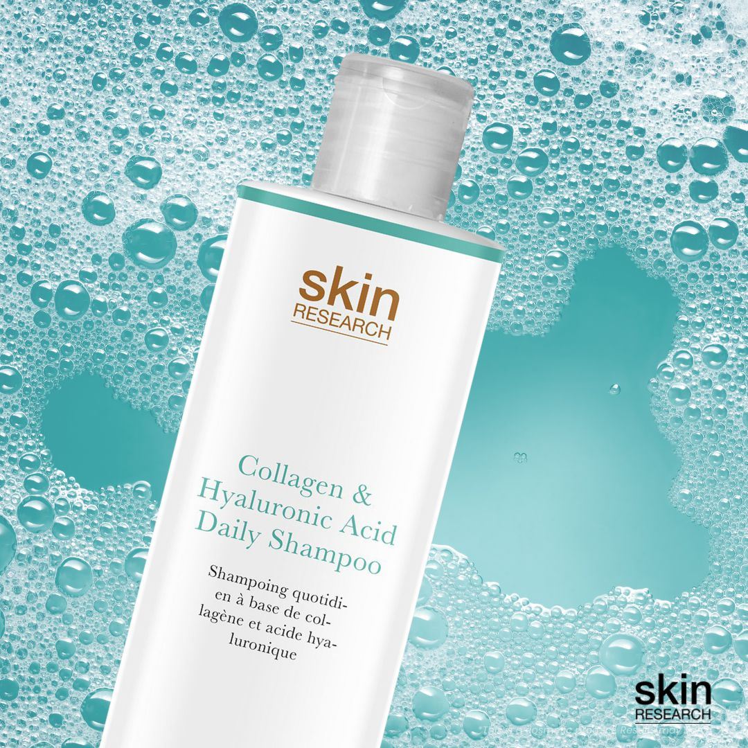Skin Research Collagen & Hyaluronic Acid Daily Shampoo 250ml Twin Value Savings Pack