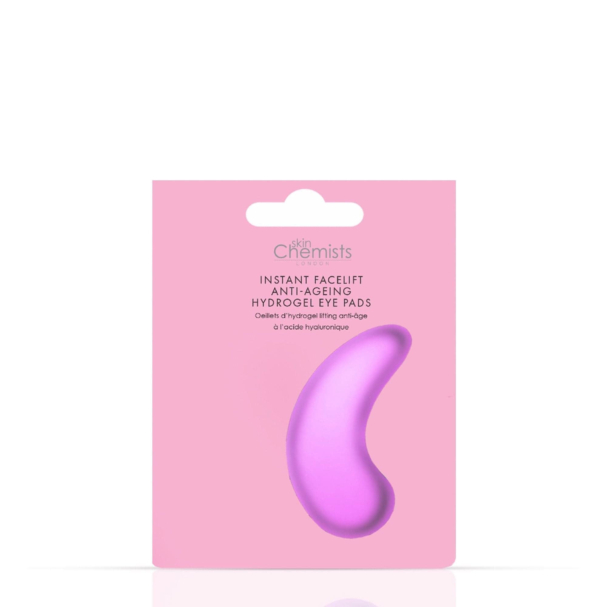 skinChemists Hydrating Hyaluronic Acid Anti-Ageing Eye Pads (1 x 2) Twin Value Savings Pack