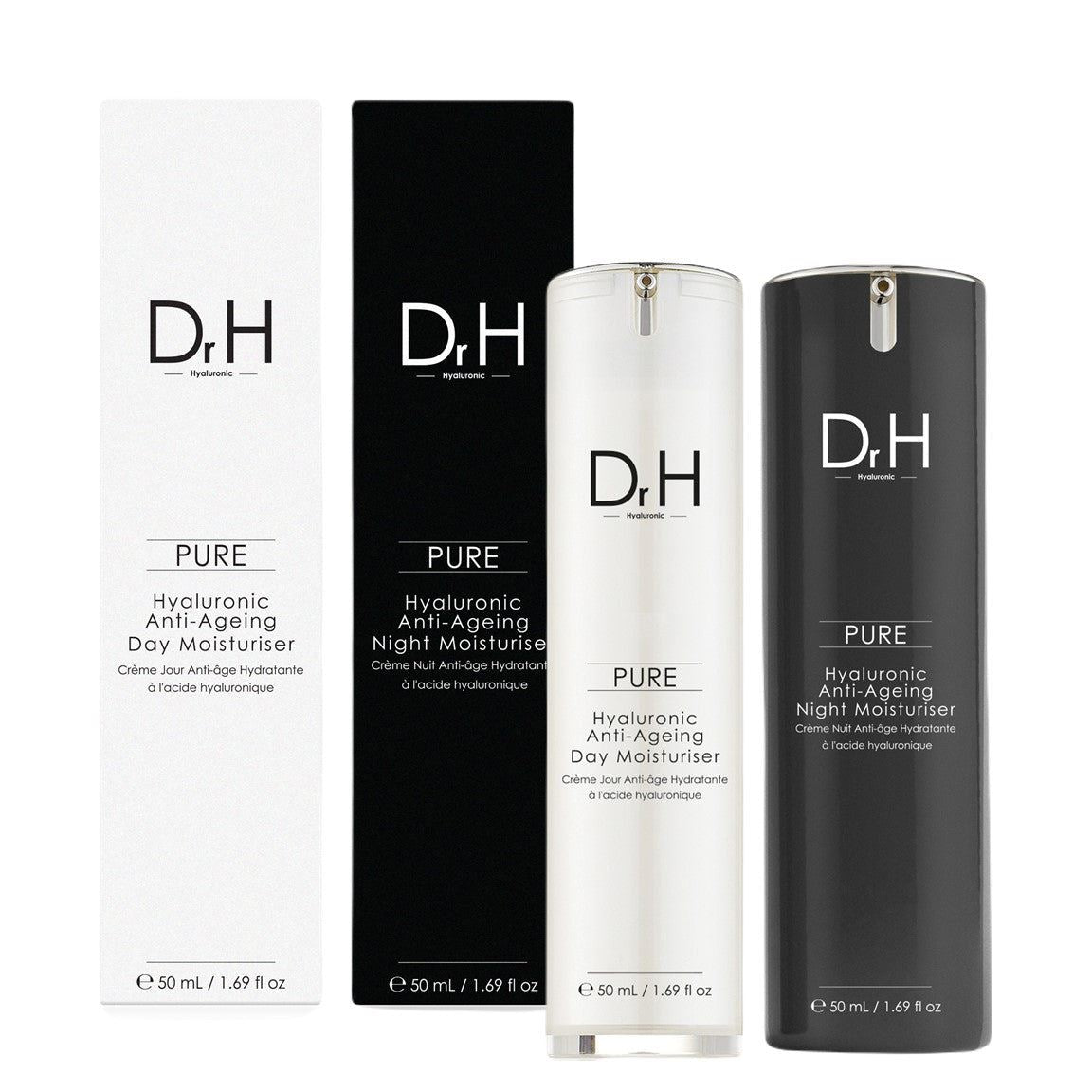 Dr H Hyaluronic Acid Anti-Ageing Day & Night Kit 100ml
