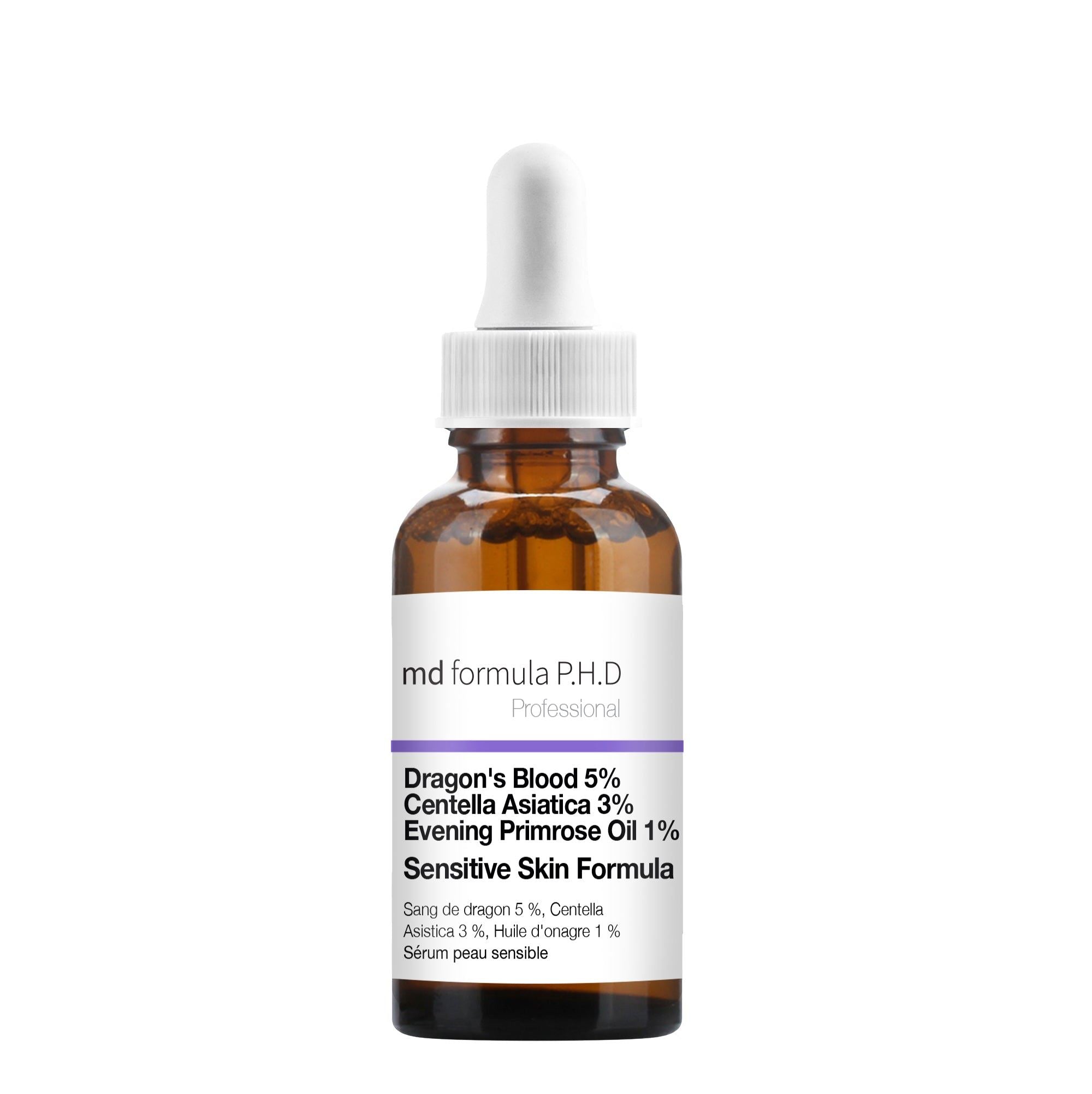 Sensitive Skin Serum Dragon's Blood 5%, Centella Asistica 3%, Evening Primrose Oil 1% 30ml