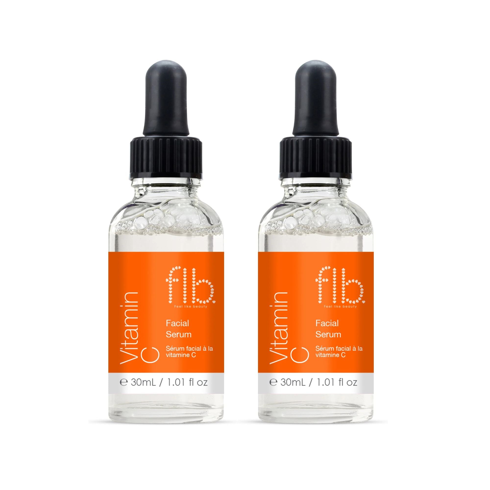 Feel Like Beauty Vitamin C Facial Serum 30ml Twin Value Savings Pack