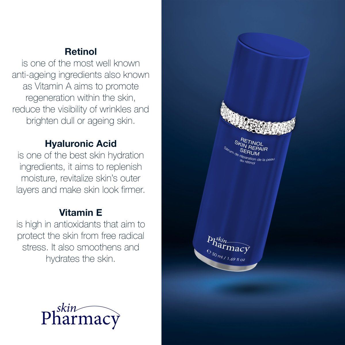 Skin Pharmacy Collagen SPF30 & Retinol Serum Routine