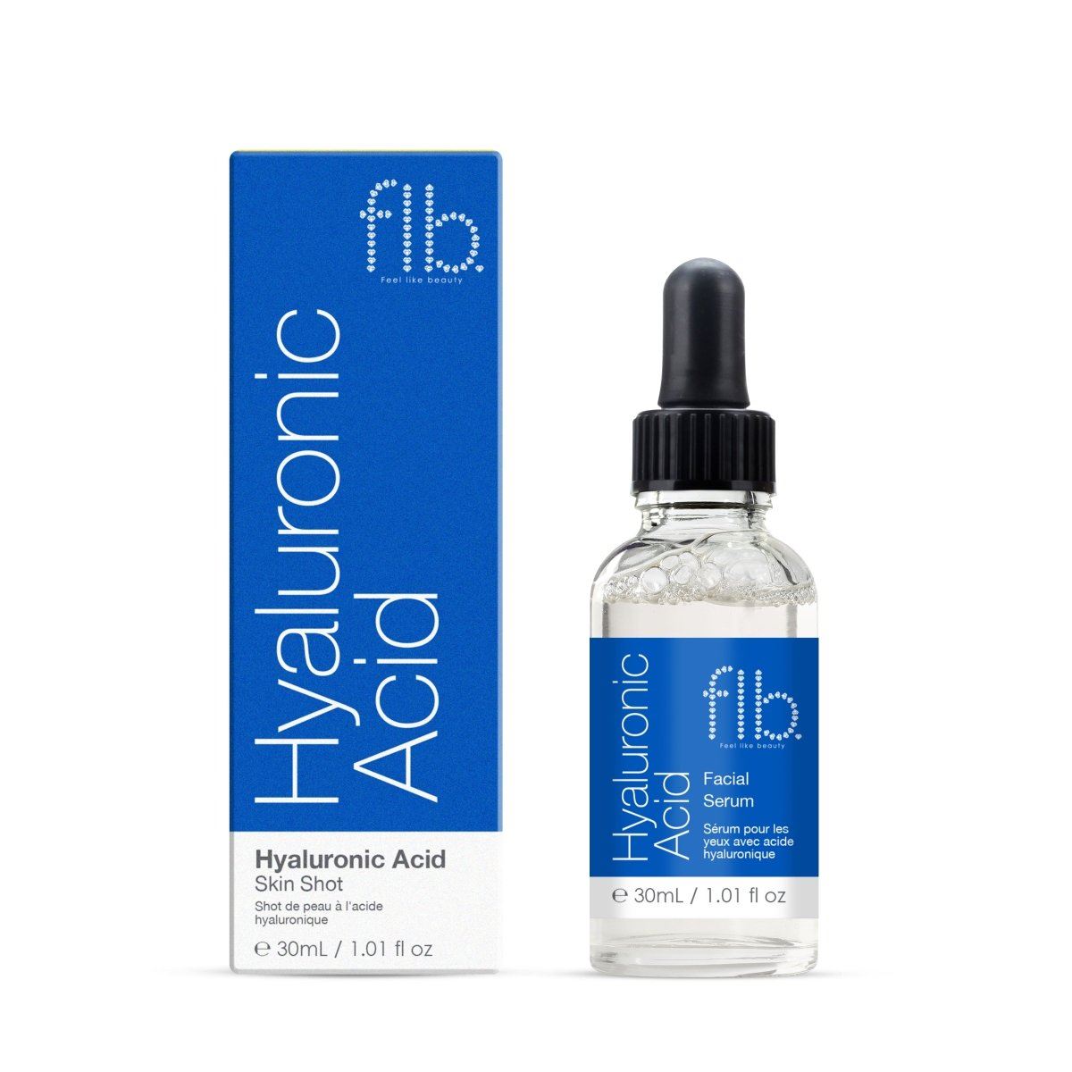 Feel Like Beauty - Hyaluronic Acid Facial Serum 30ml + Skin Shot 30ml
