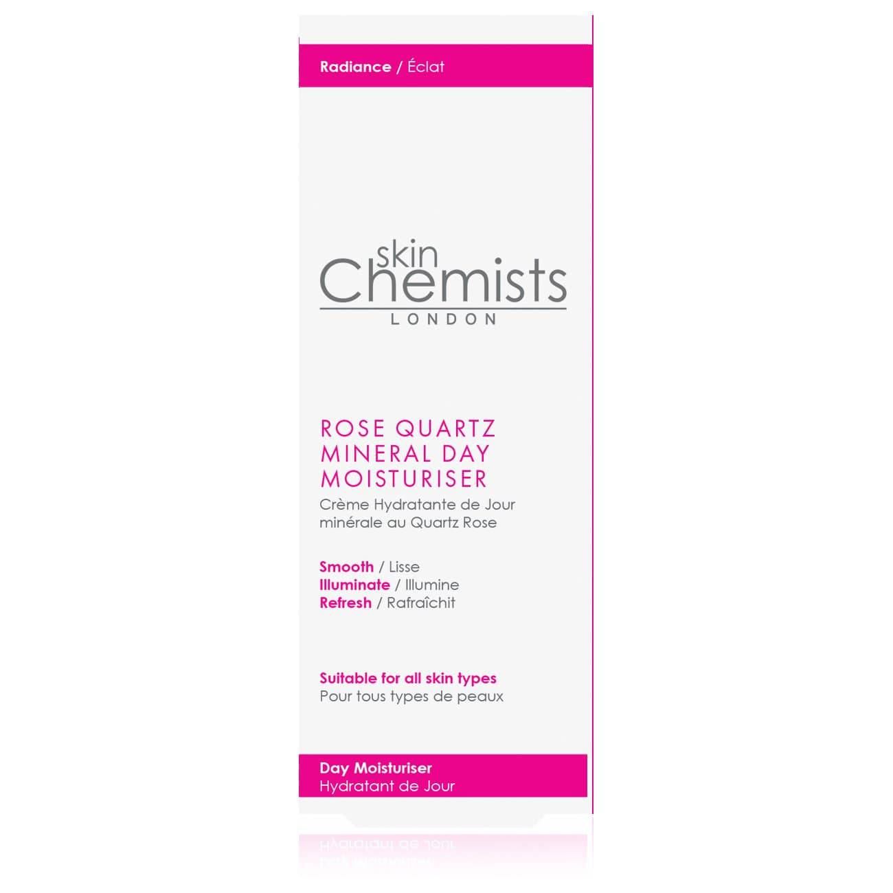 skinChemists Rose Quartz Mineral Day Moisturiser 50ml Twin Value Savings Pack