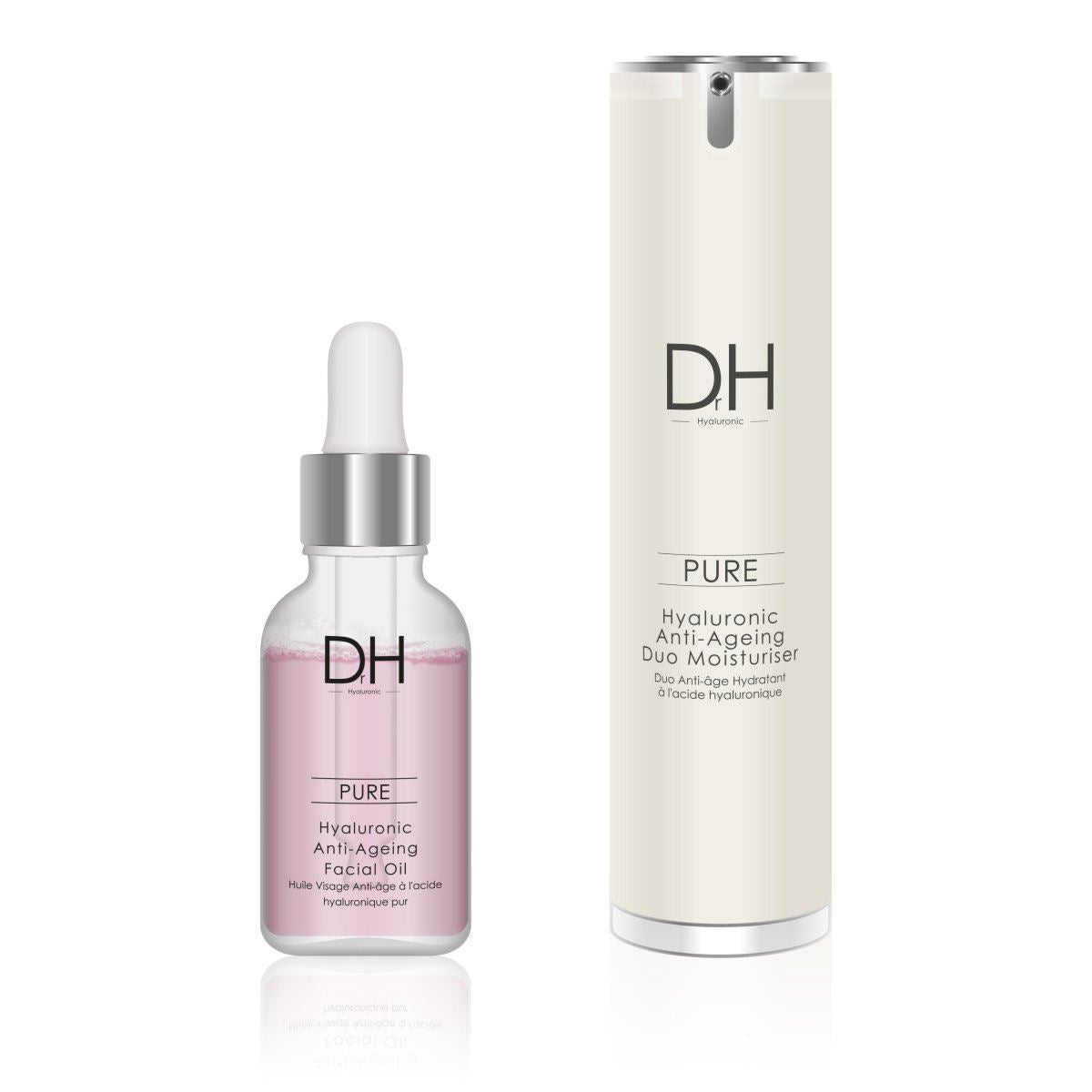 Hyaluronic Acid Facial Oil & Moisturiser Kit