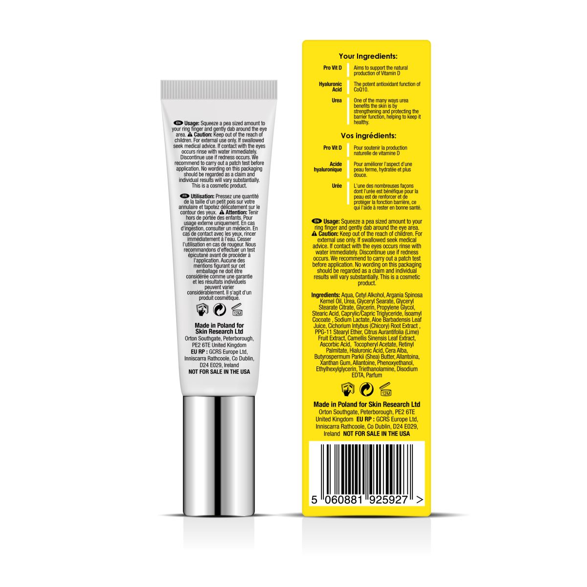 Vitamin D Ceramide Eye Cream 15ml