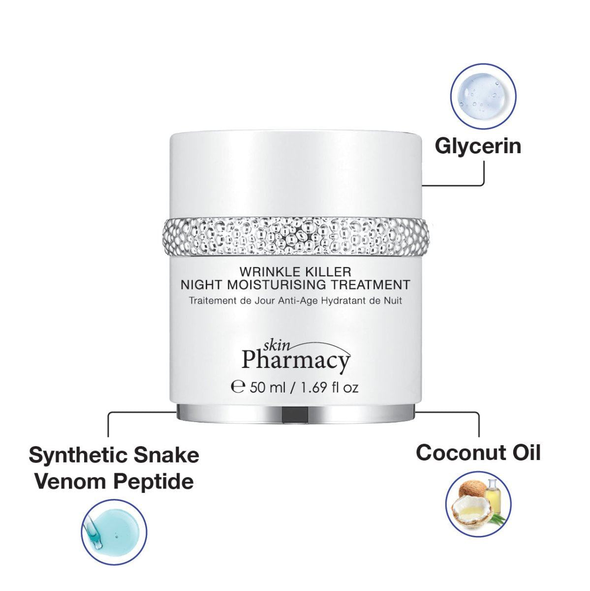 Wrinkle Killer Night Moisturising Treatment 50ml