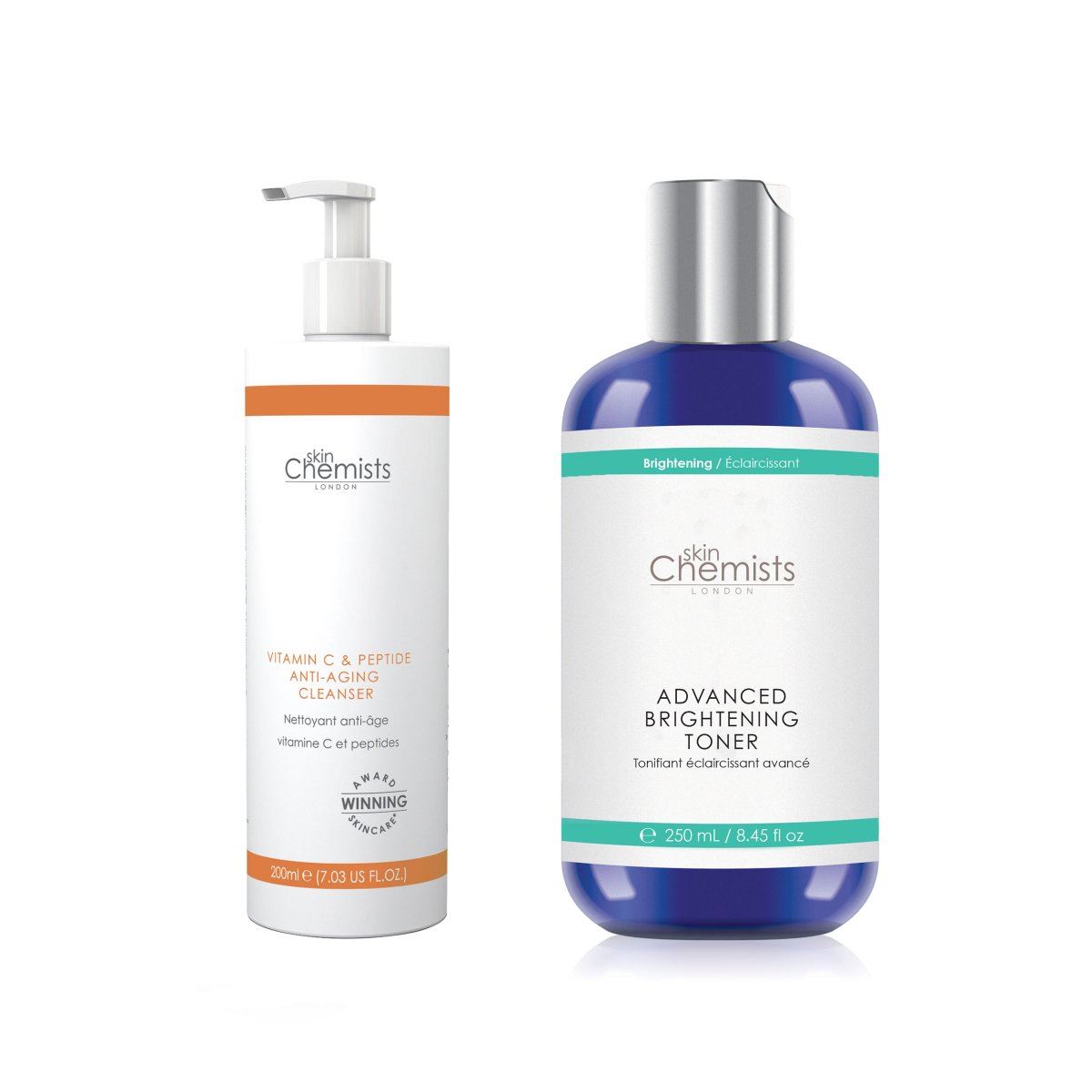 Skin Chemists Brightening Cleanse & Tone Bundle