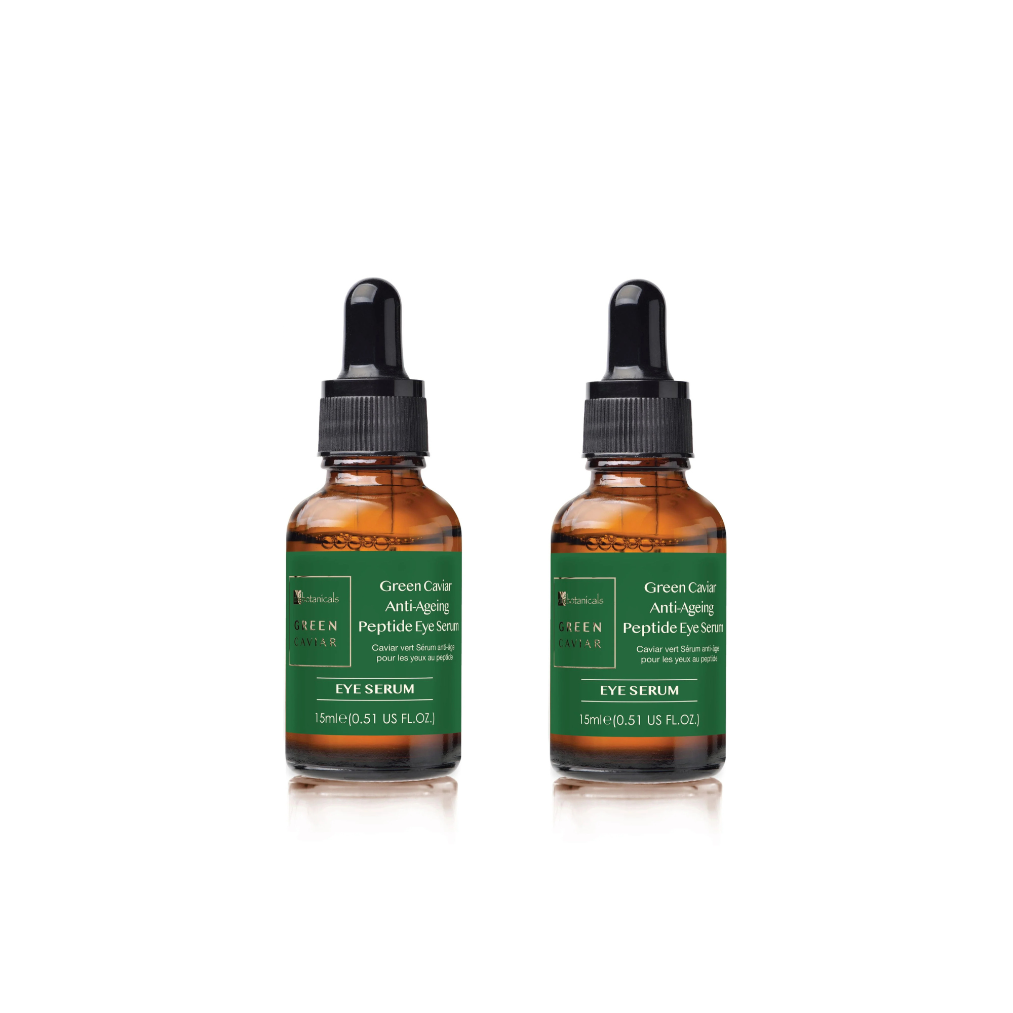 Dr Botanicals Green Caviar Anti-Ageing Peptide Eye Serum 15ml Twin Value Savings Pack - skinChemists