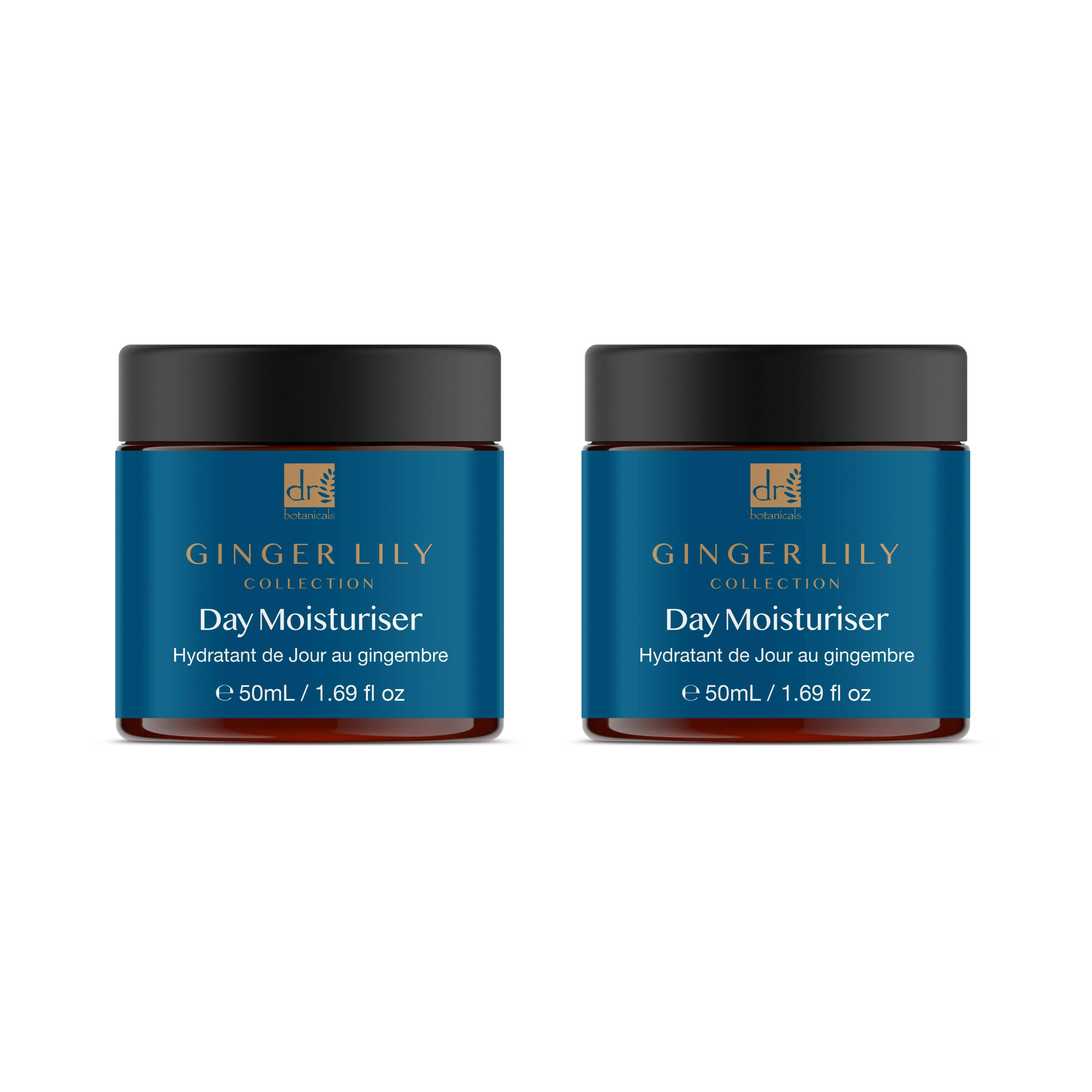 Dr Botanicals Gingerlily Day Moisturiser 50ml Twin Value Savings Pack - skinChemists