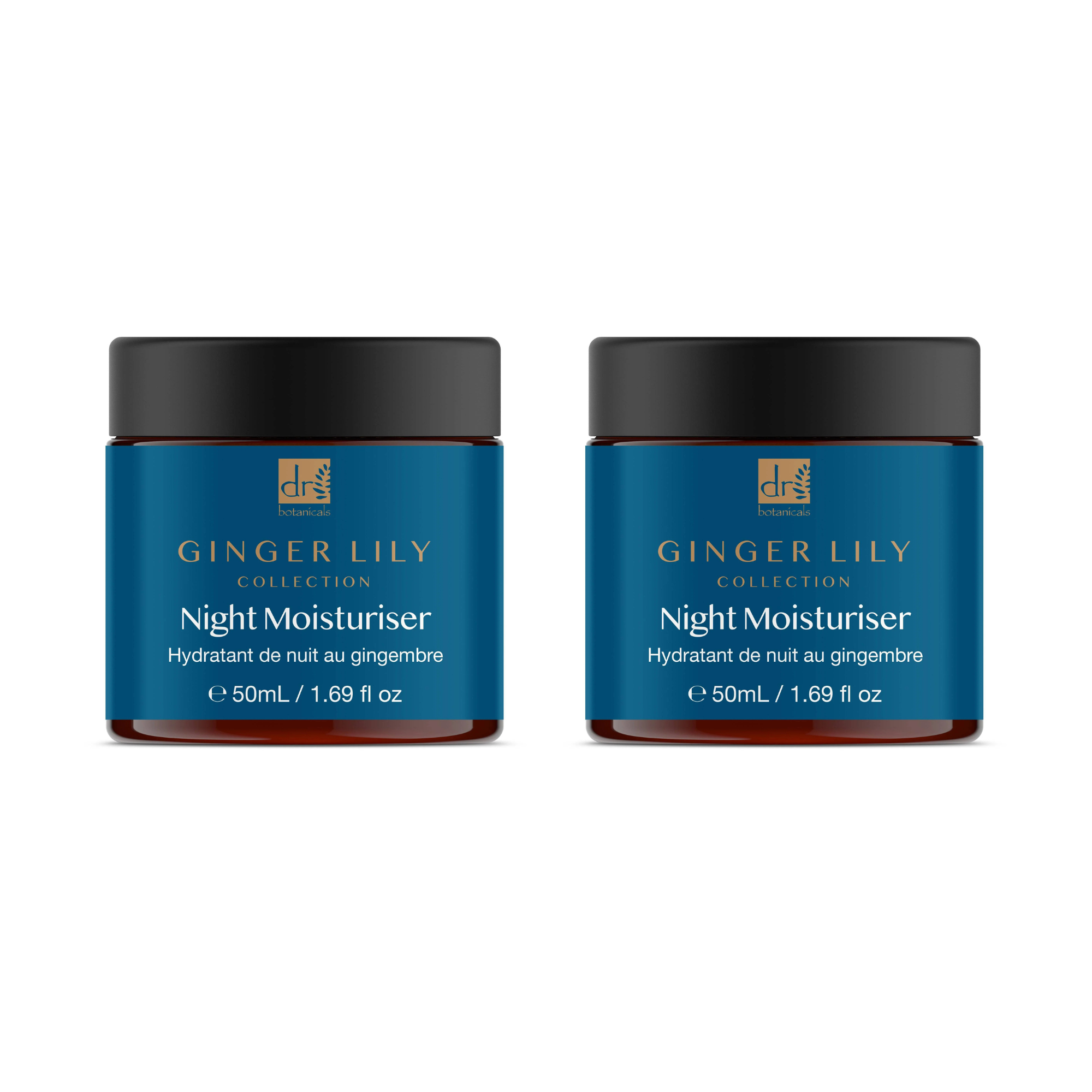 Dr Botanicals Gingerlily Night Moisturiser 50ml Twin Value Savings Pack - skinChemists
