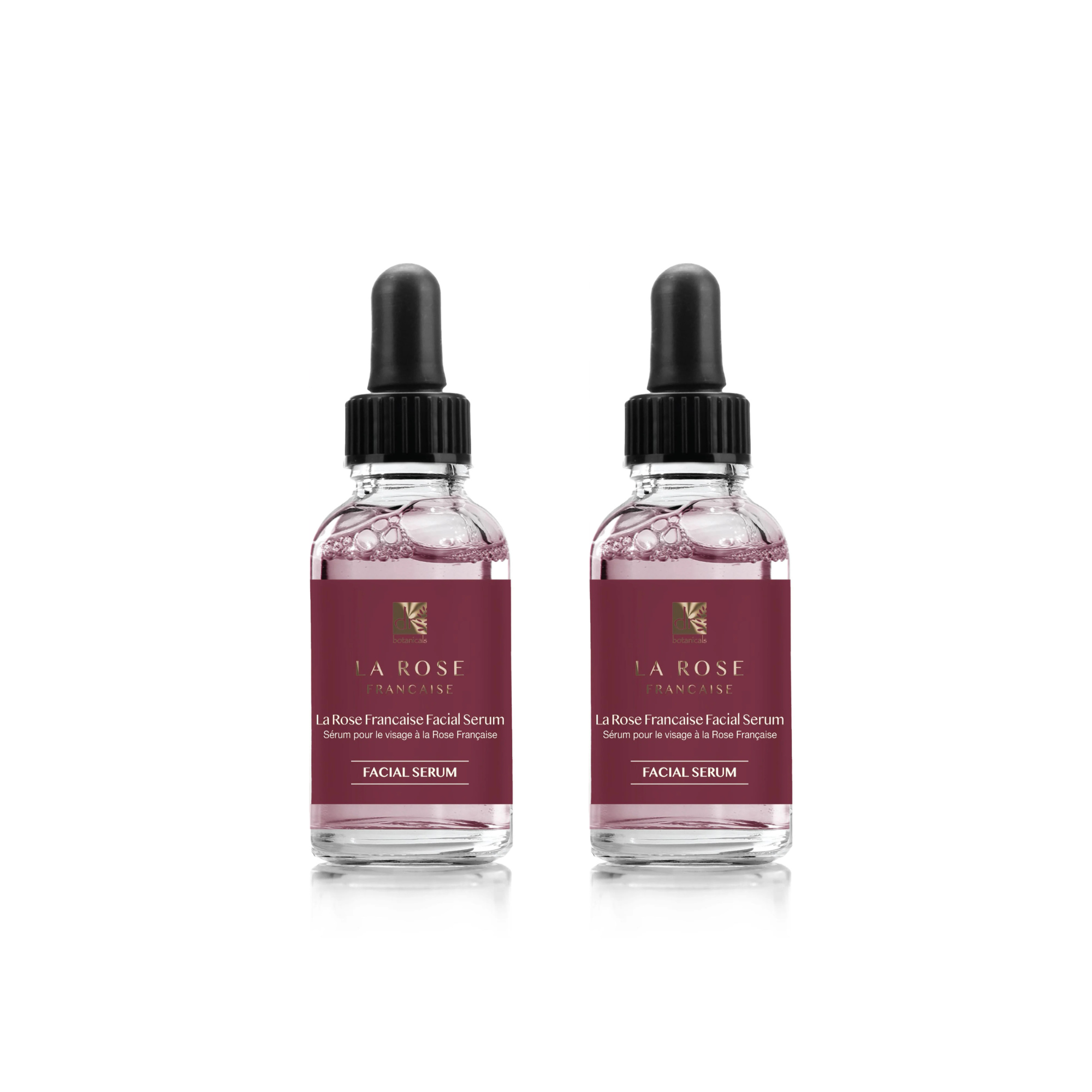 Dr Botanicals La Rose Francaise Facial Serum 30ml Twin Value Savings Pack - skinChemists