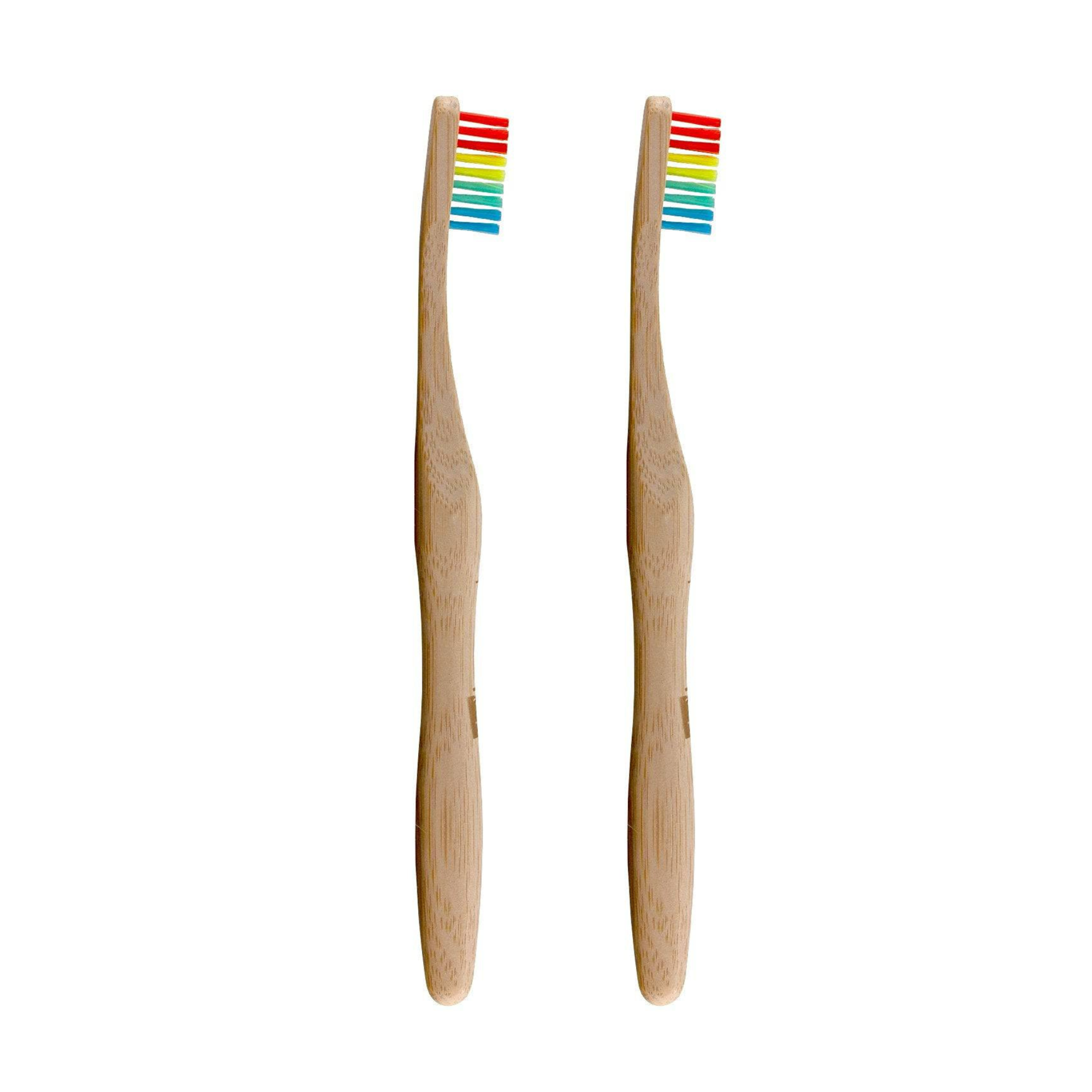 Dr Botanicals Bamboo Toothbrush Rainbow Twin Value Savings Pack - skinChemists