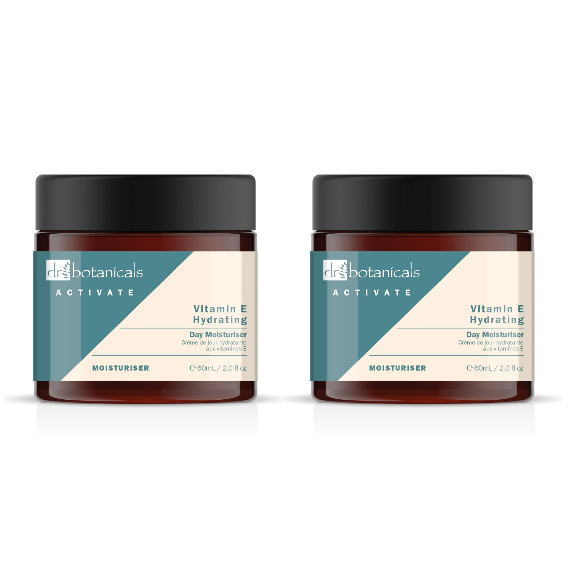 Dr Botanicals Activate Vitamin E Hydrating Day Moisturiser 60ml Twin Value Savings Pack - skinChemists