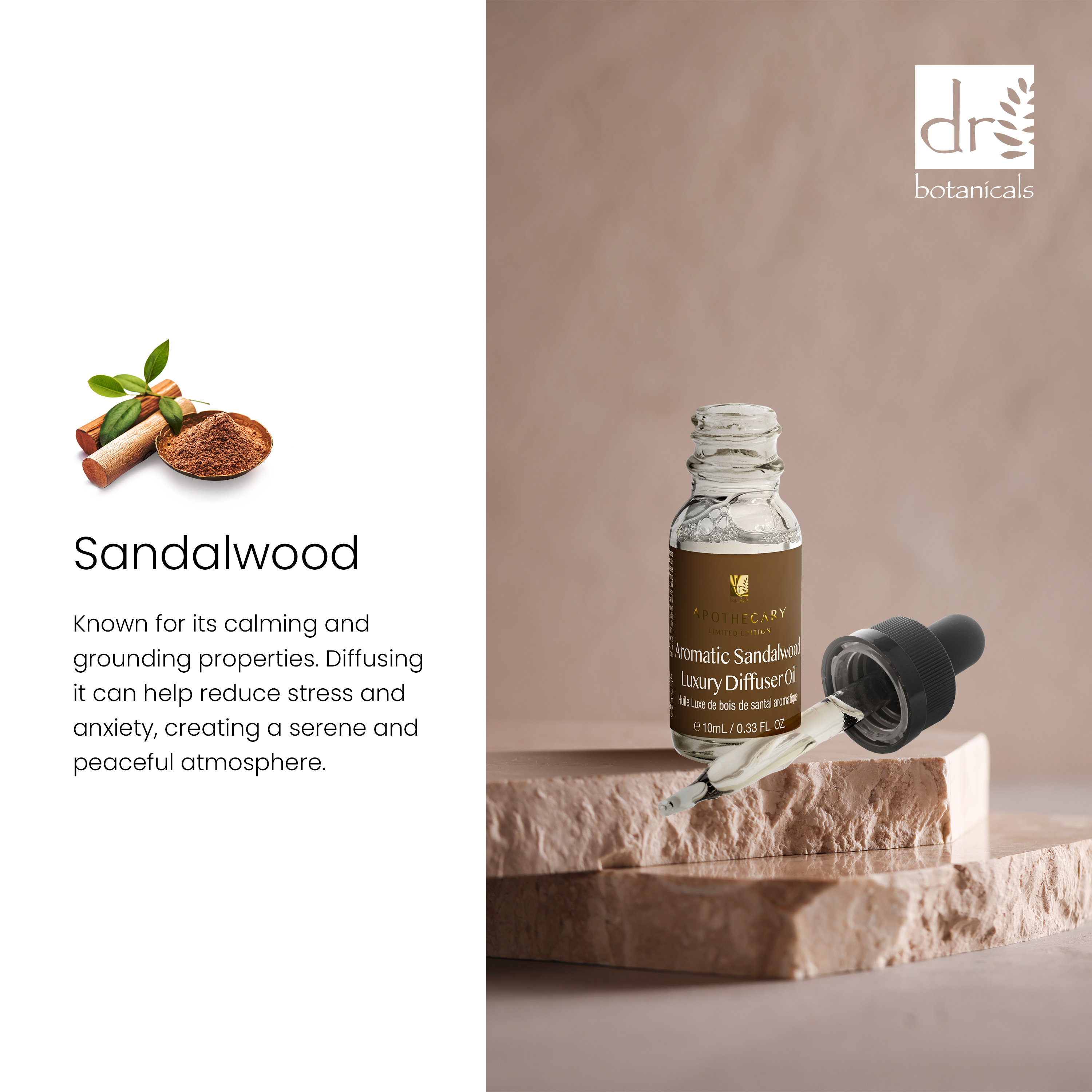 Dr Botanicals Premium 5 In 1 Aromatherapy Aromatic Sandalwood + Rejuvenating Eucalyptus Diffuser Kit - skinChemists