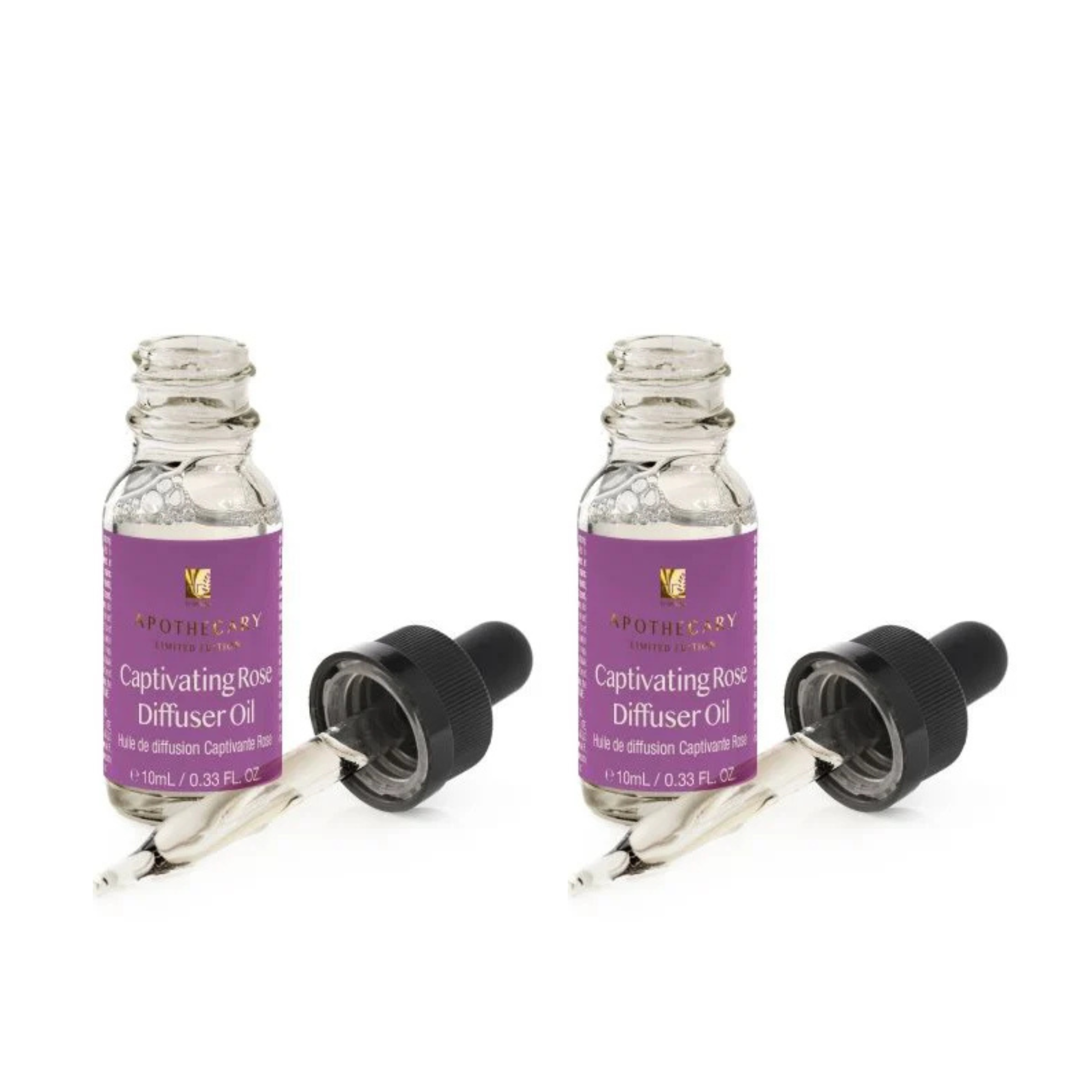 Dr Botanicals Captivating Rose Diffuser Oil 10ml Twin Value Savings Pack - skinChemists