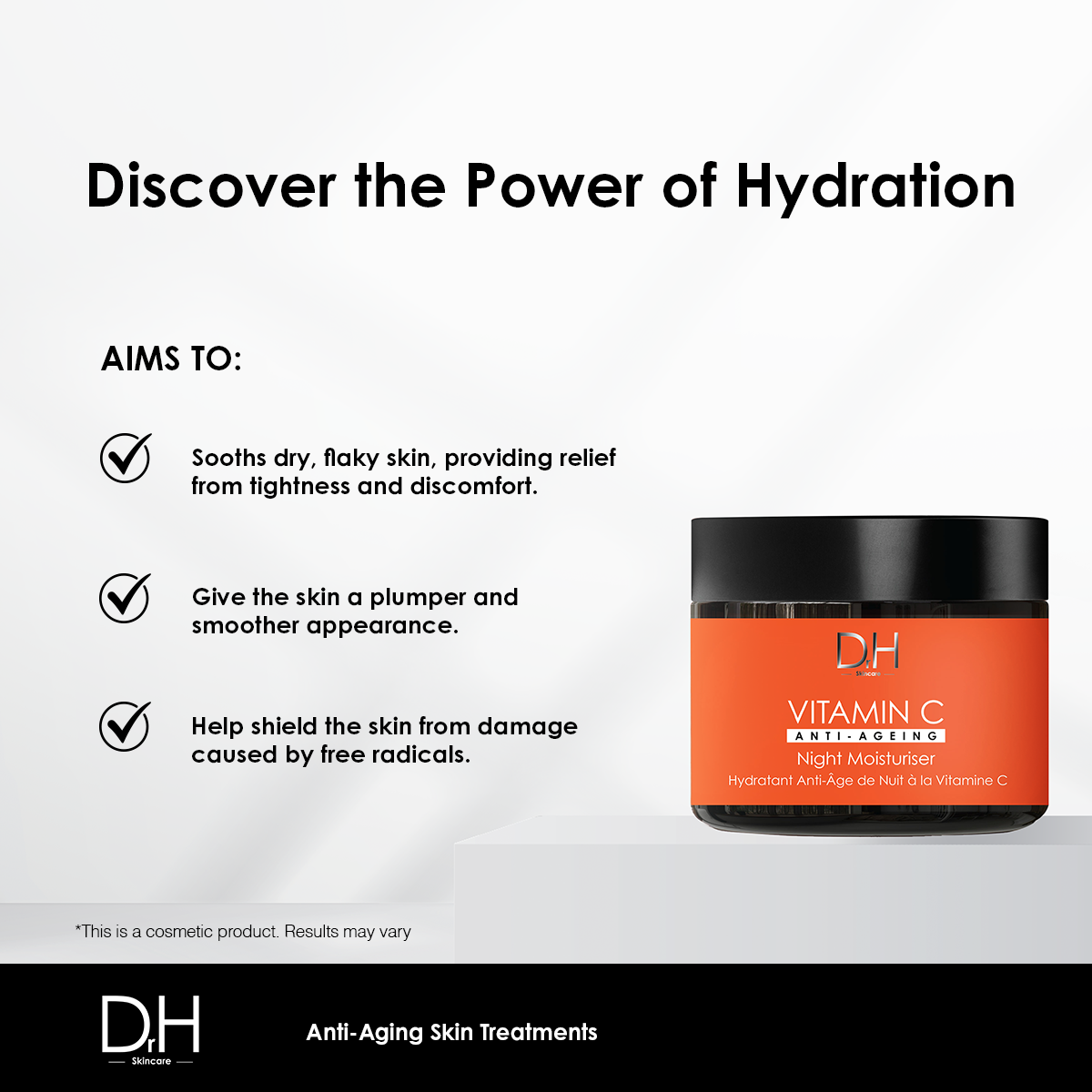 Dr H Vitamin C Anti-Ageing Night Moisturiser 60ml