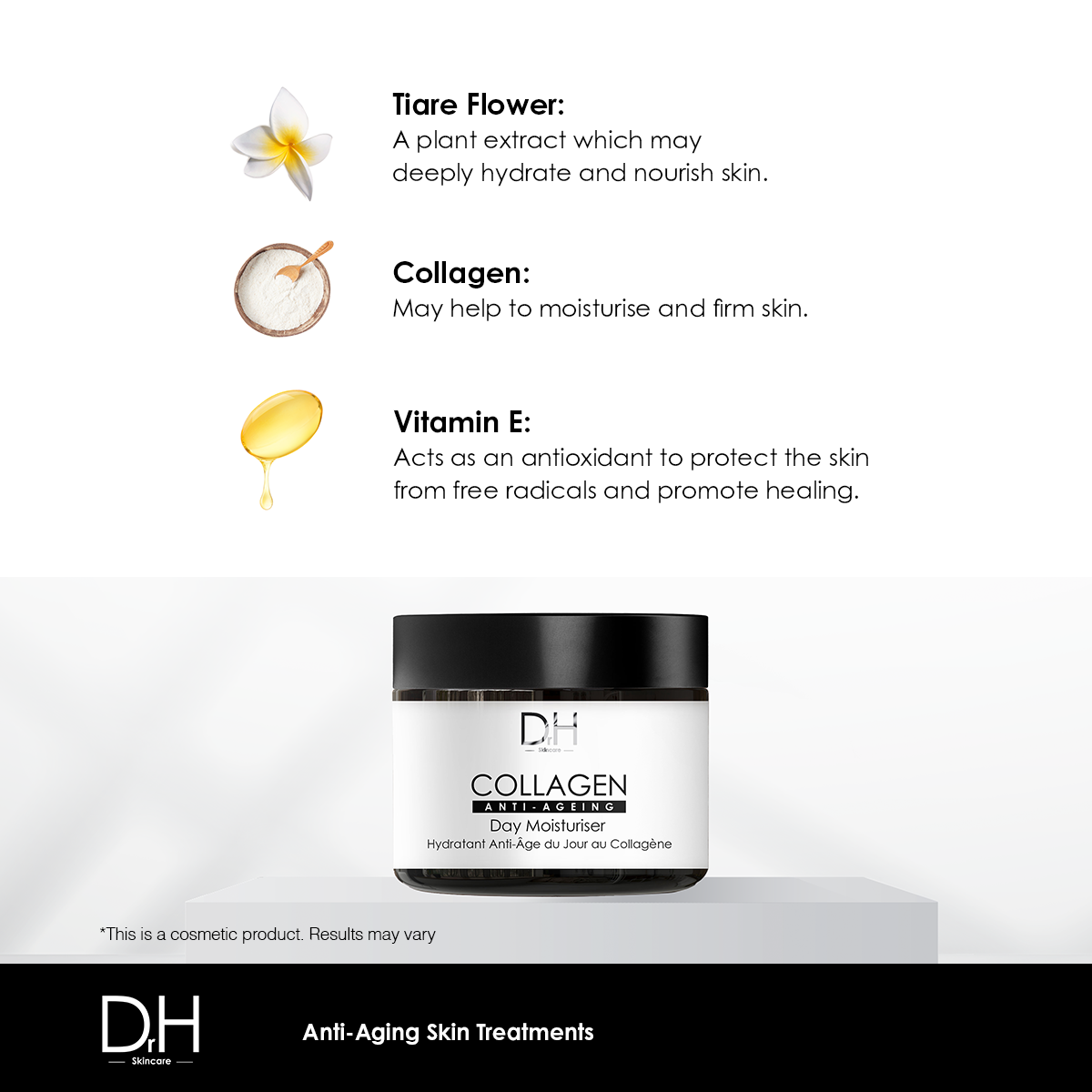 Dr H Collagen Anti-Ageing Day Moisturiser - skinChemists