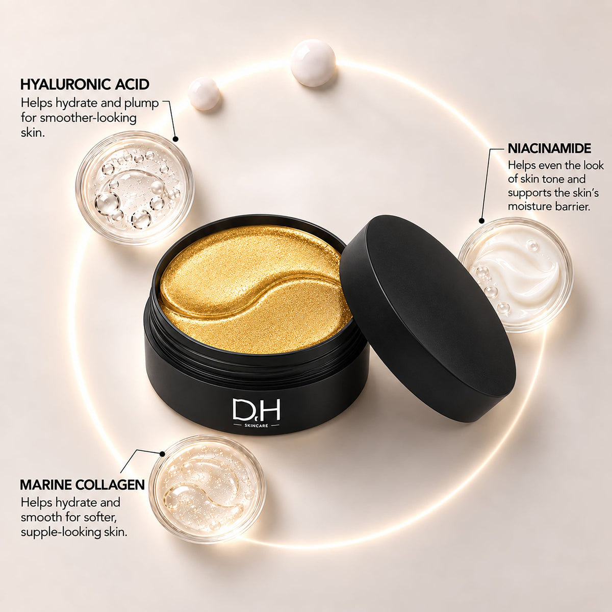 Firming Marine Collagen Hydrogel Eye Mask (21 Pairs)