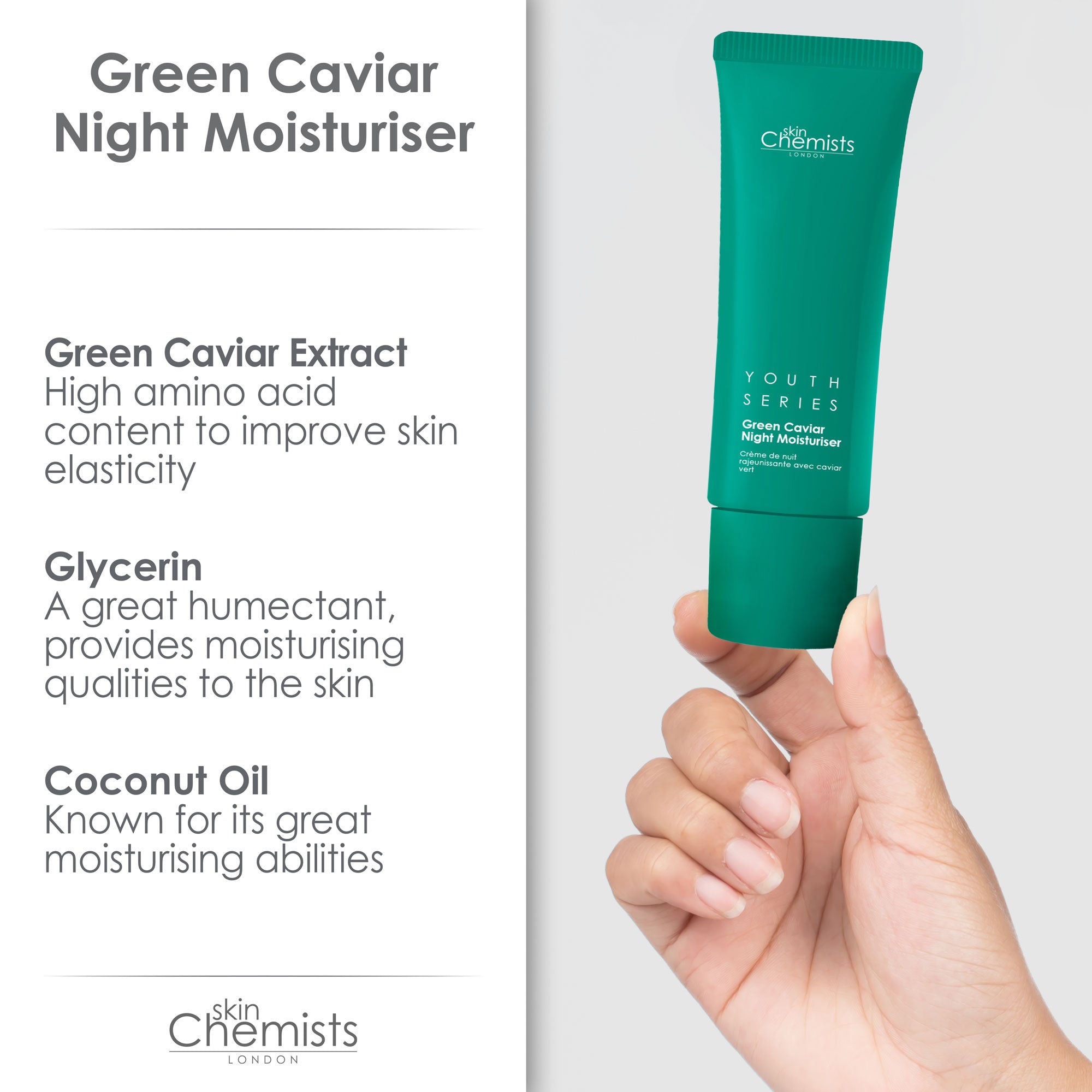 Green Caviar Night Moisturiser 50ml - skinChemists