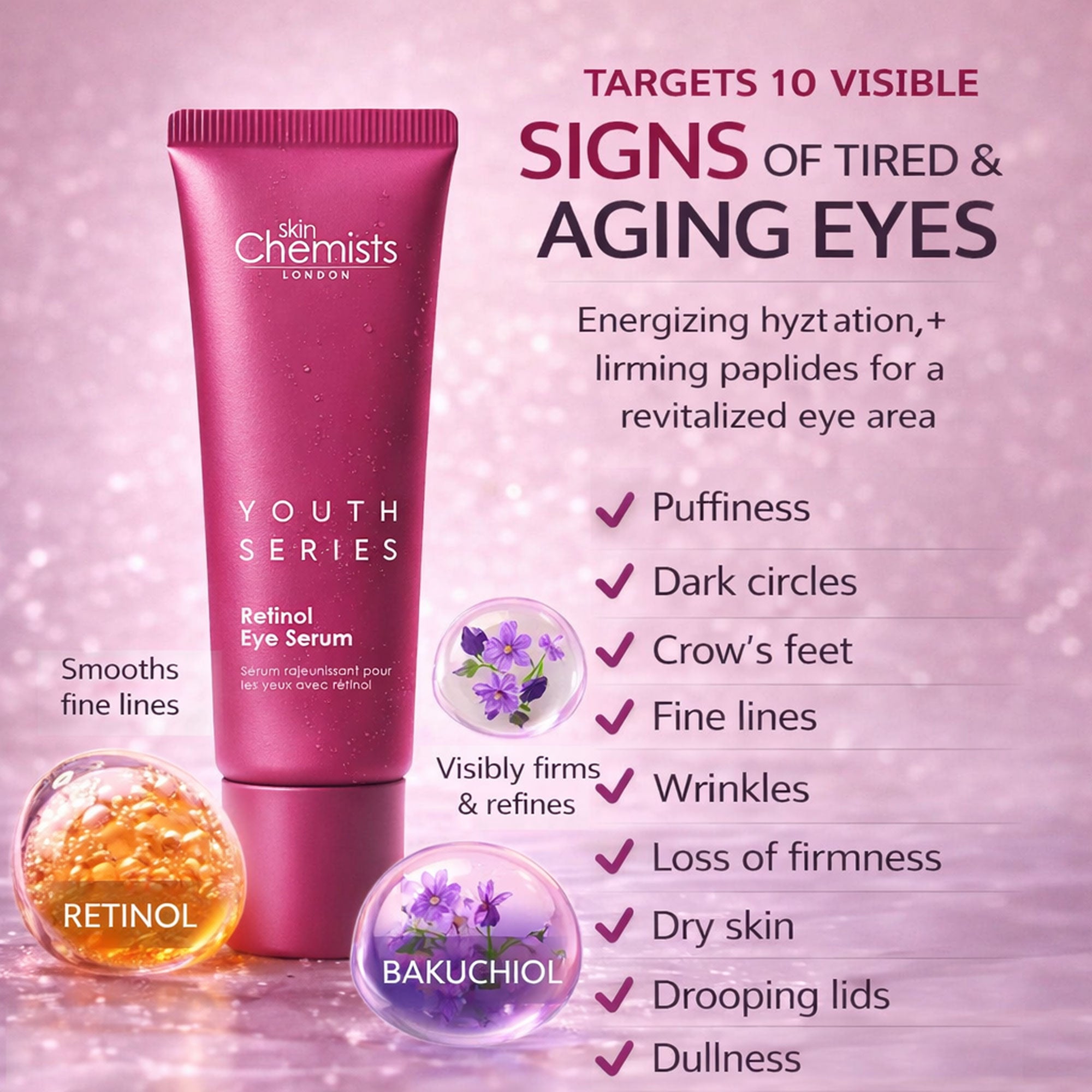 Retinol & Bakuchiol Eye Serum 15ml