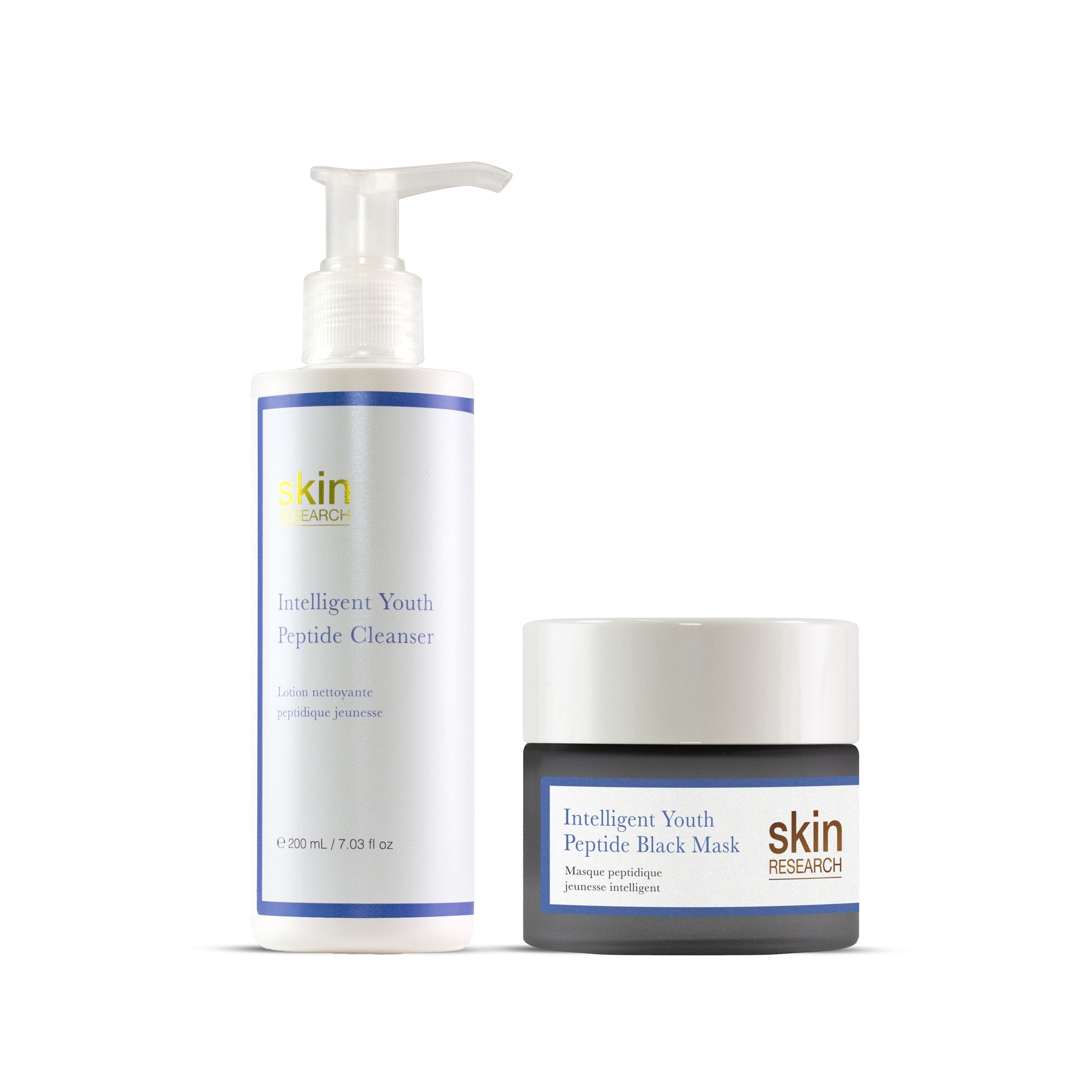 Skin Research Youth Peptide Cleanser & Mask Routine - skinChemists