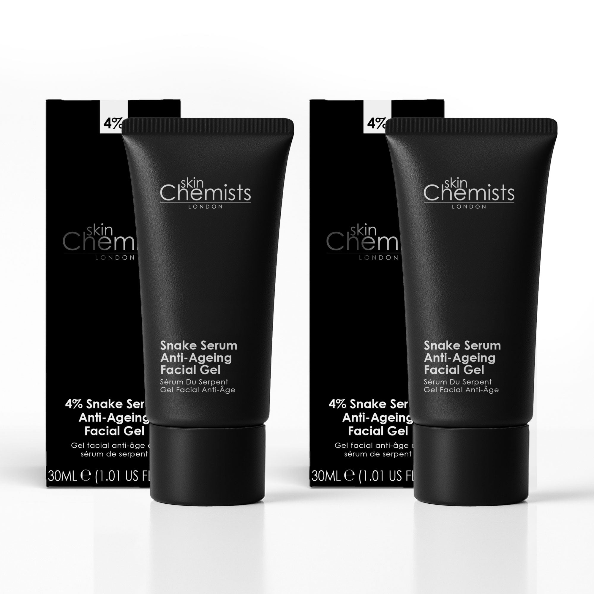 skinChemists Snake Serum Anti-Ageing Facial Gel 30ml Duo Set