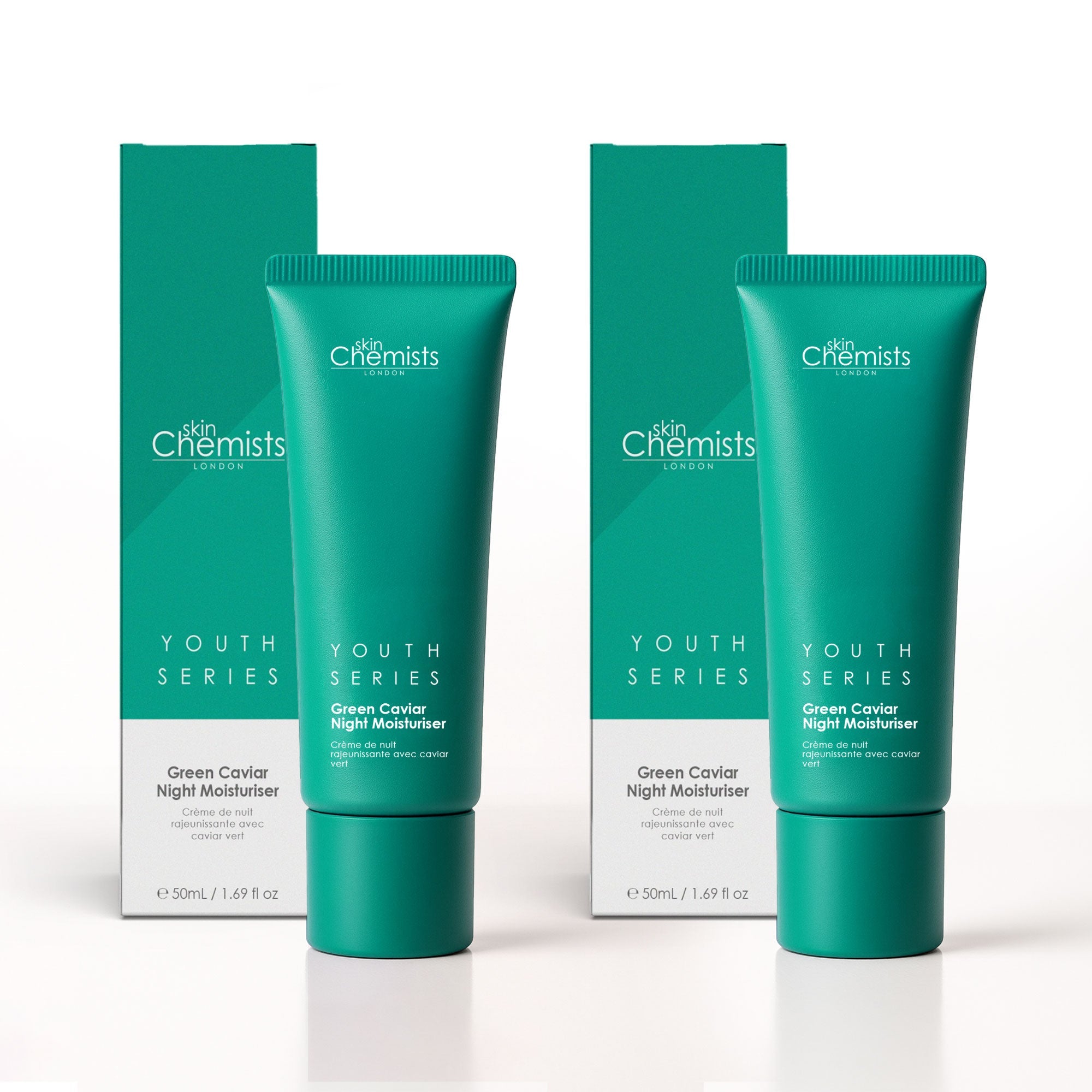 Green Caviar Night Moisturiser 50ml 2-Pack